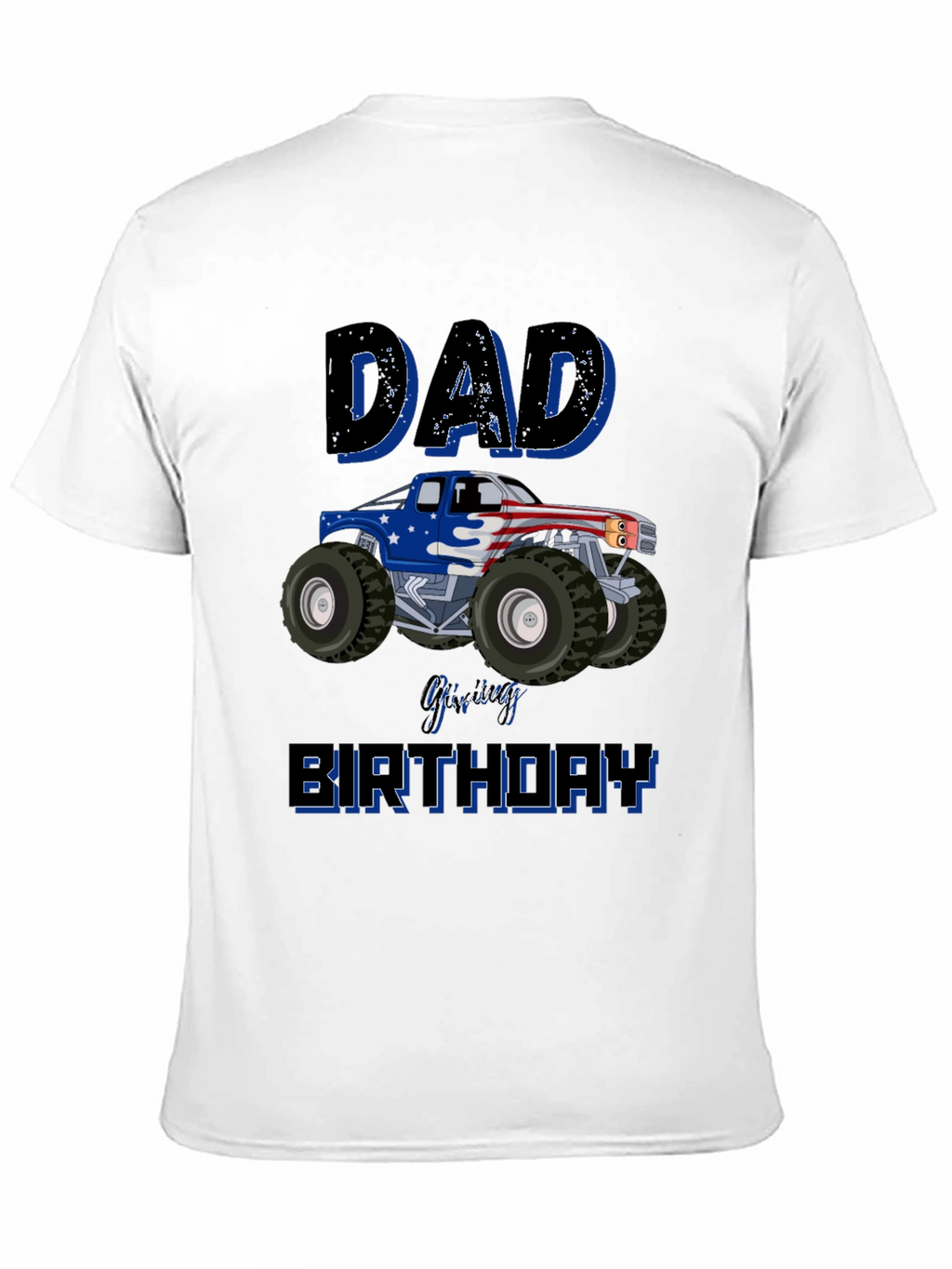 Dad Monster Truck Birthday T-Shirt