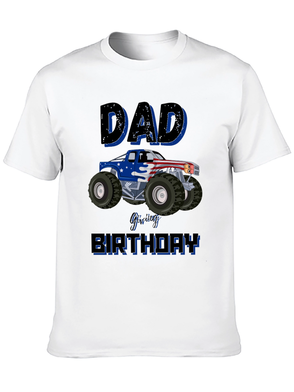 Dad Monster Truck Birthday T-Shirt
