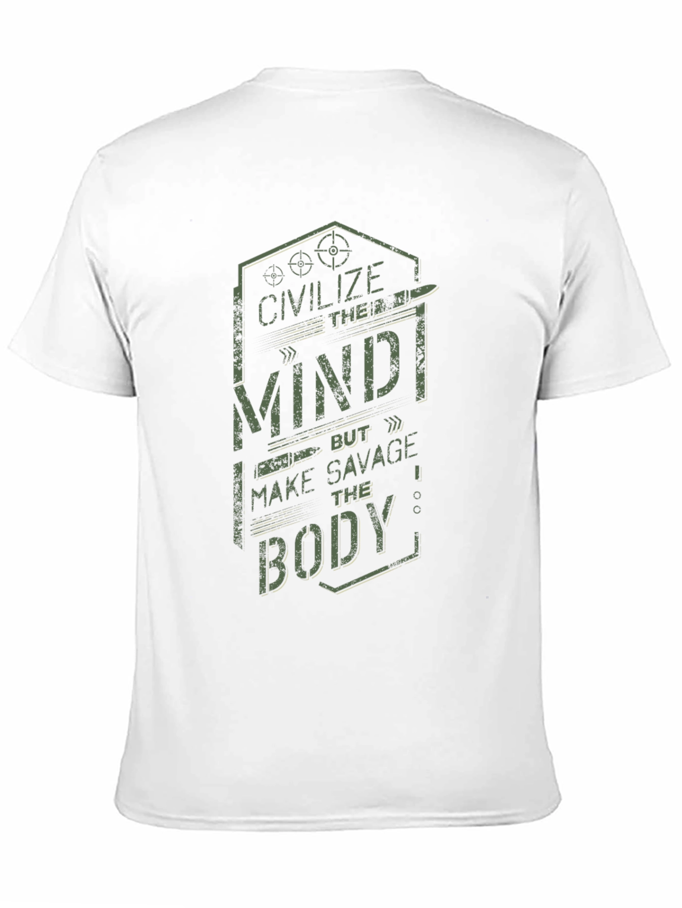 Civilize the Mind Savage Body Graphic Tee