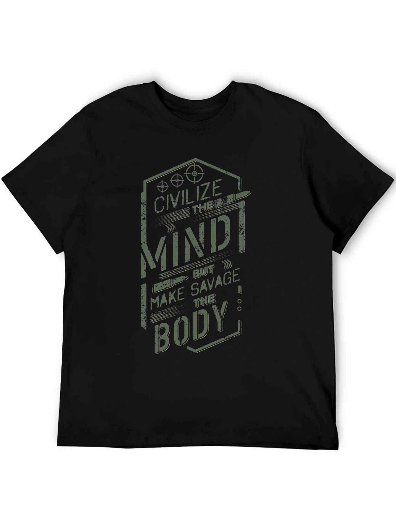 Civilize the Mind Savage Body Graphic Tee