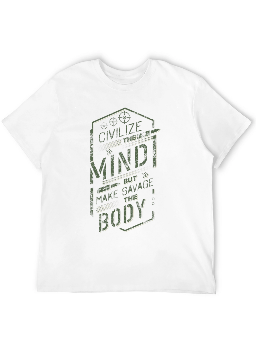 Civilize the Mind Savage Body Graphic Tee