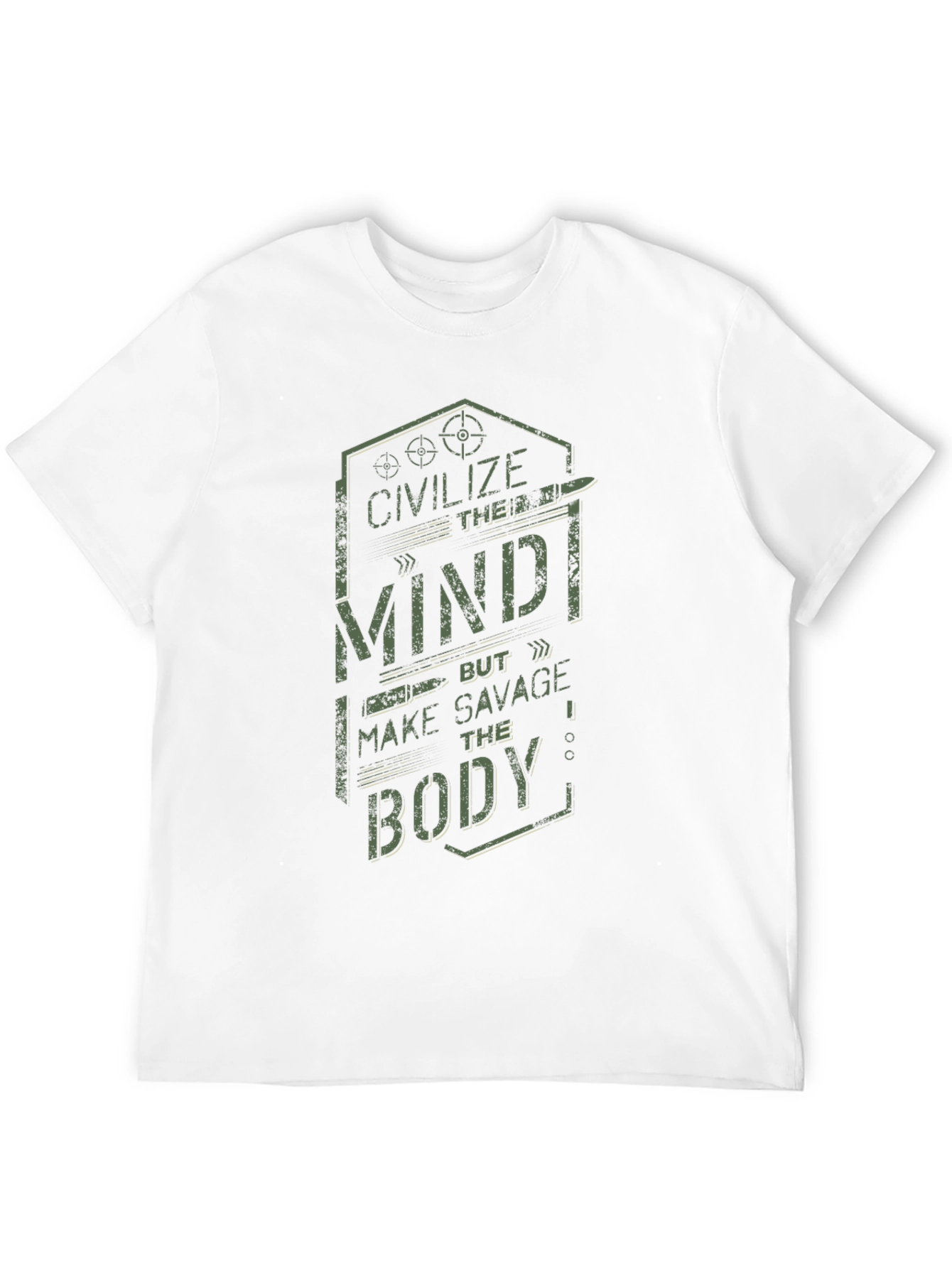 Civilize the Mind Savage Body Graphic Tee