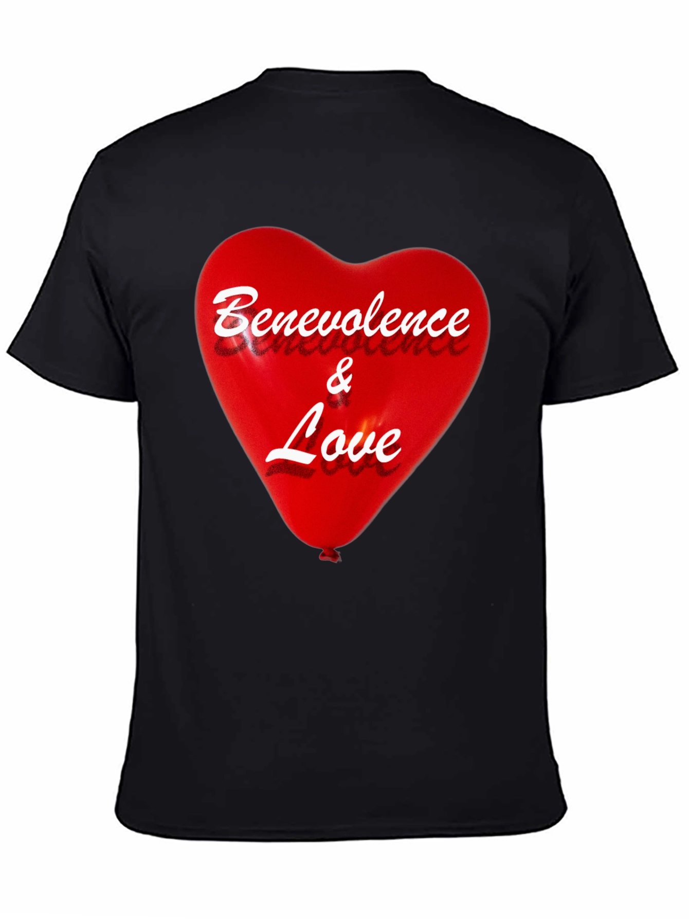 Benevolence & Love Heart T-Shirt - Stylish Graphic Tee