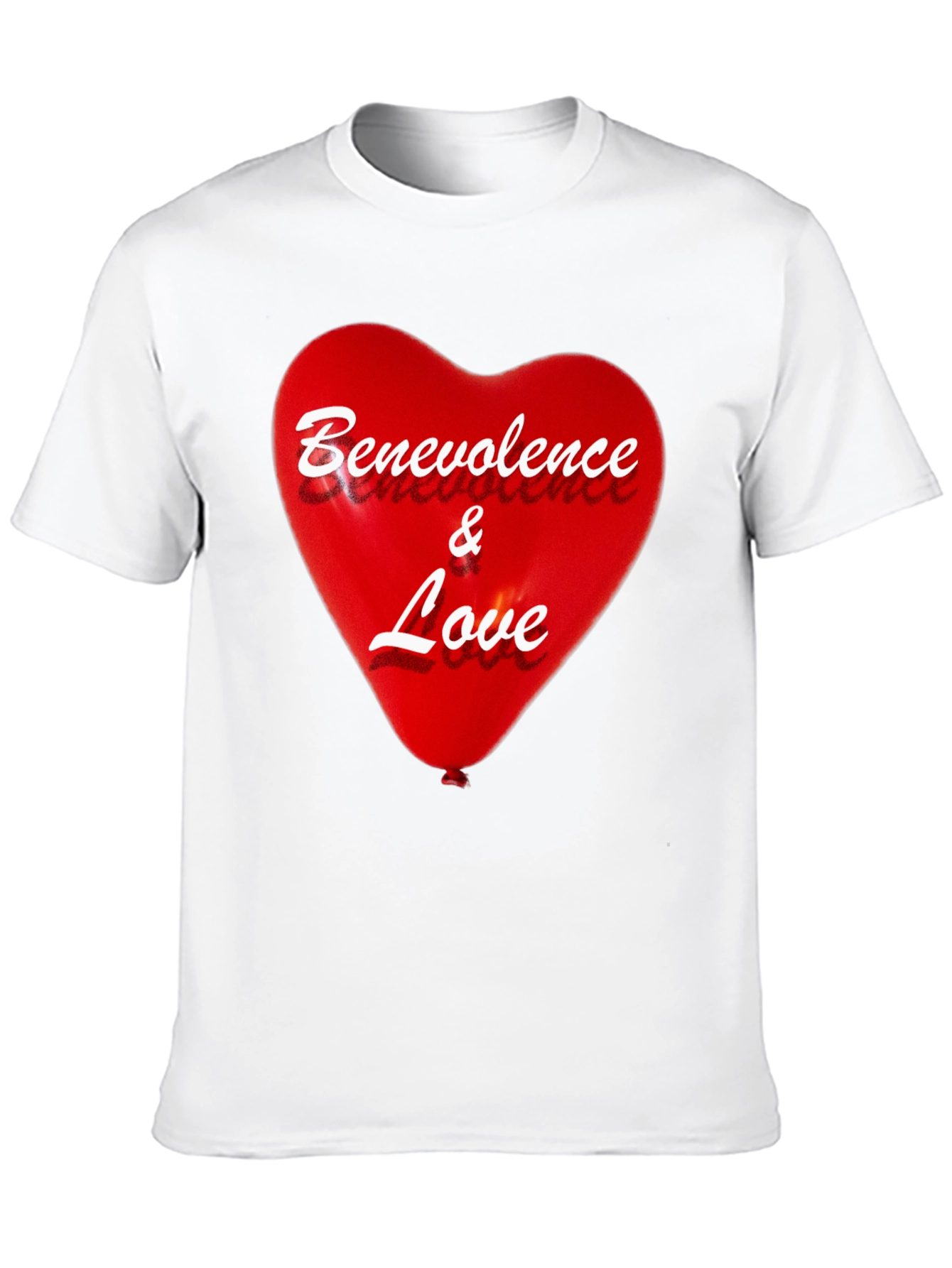 Benevolence & Love Heart T-Shirt - Stylish Graphic Tee