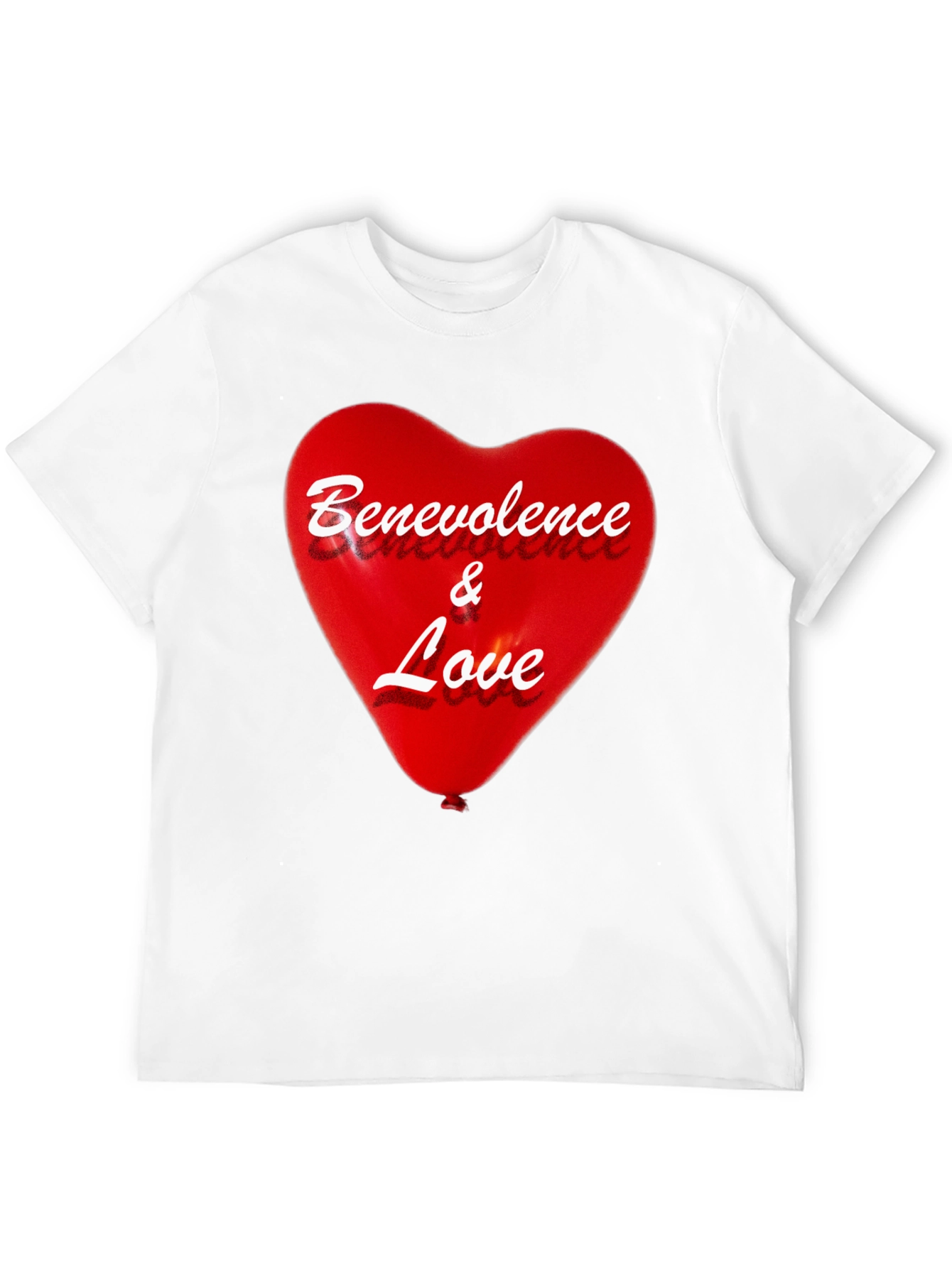Benevolence & Love Heart T-Shirt - Stylish Graphic Tee