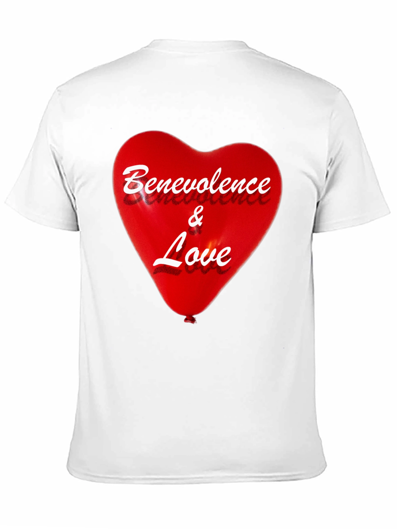 Benevolence & Love Heart T-Shirt - Stylish Graphic Tee