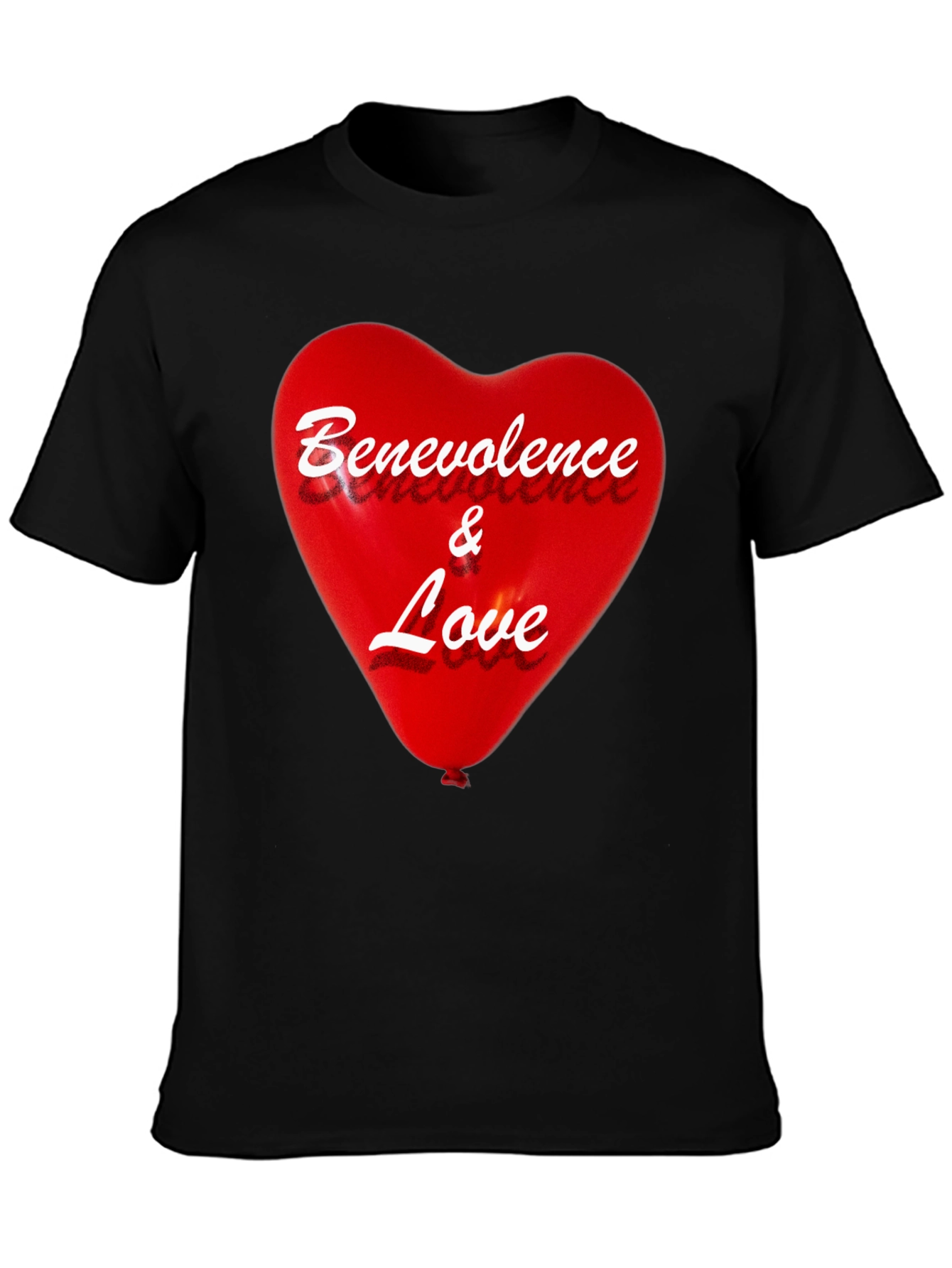 Benevolence & Love Heart T-Shirt - Stylish Graphic Tee