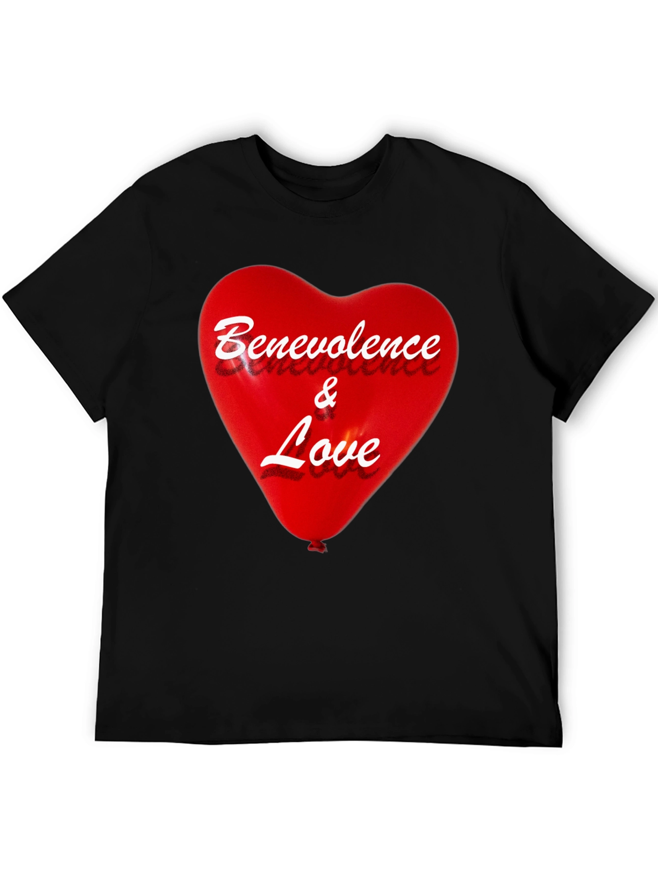 Benevolence & Love Heart T-Shirt - Stylish Graphic Tee