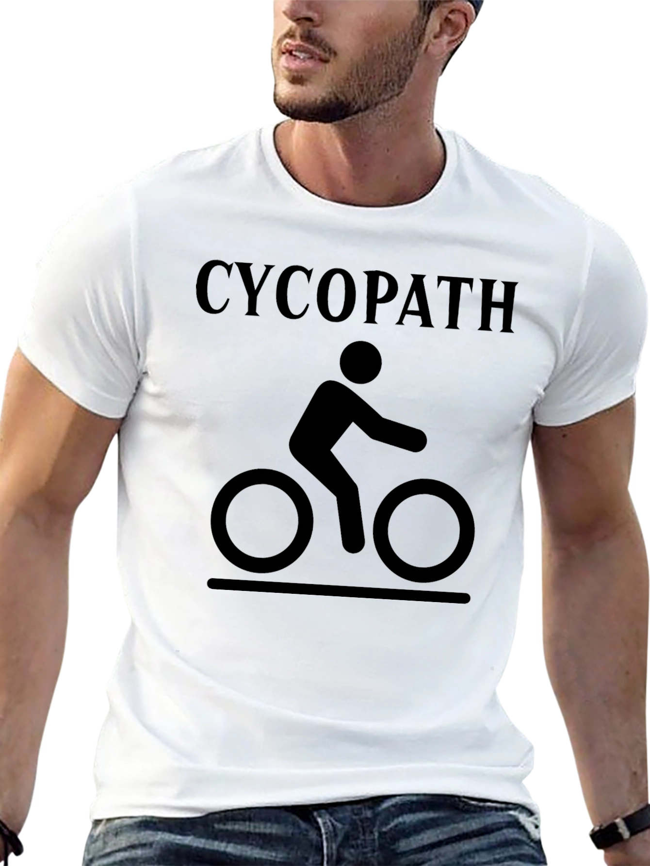 Cycopathe T-Shirt - Cyclist Humor Tee