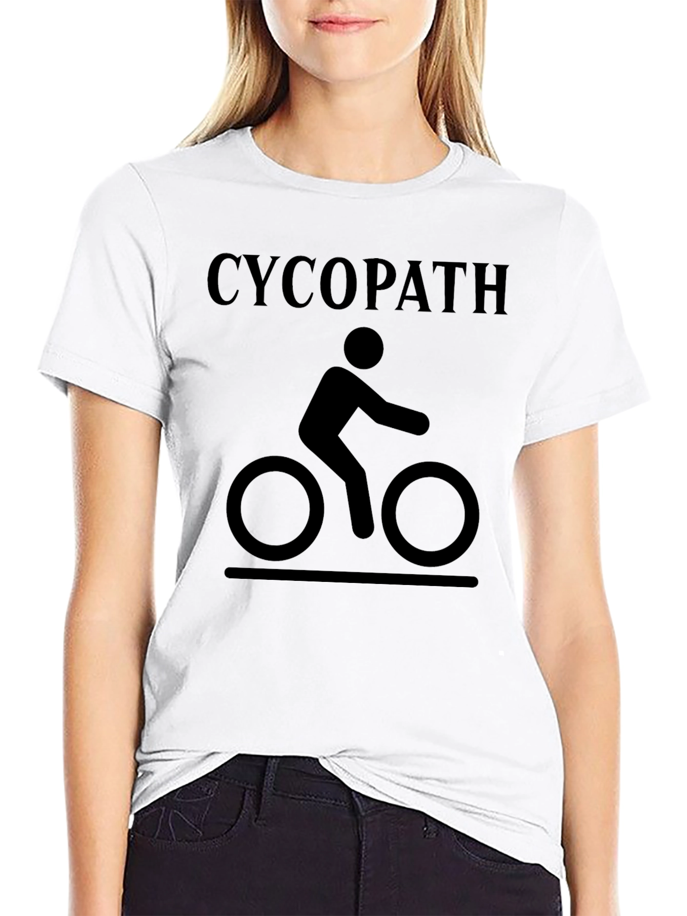 Cycopathe T-Shirt - Cyclist Humor Tee