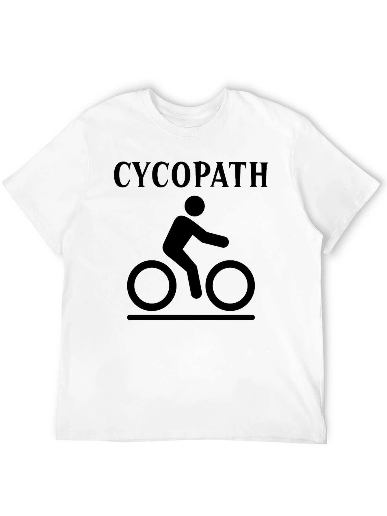 Cycopathe T-Shirt - Cyclist Humor Tee