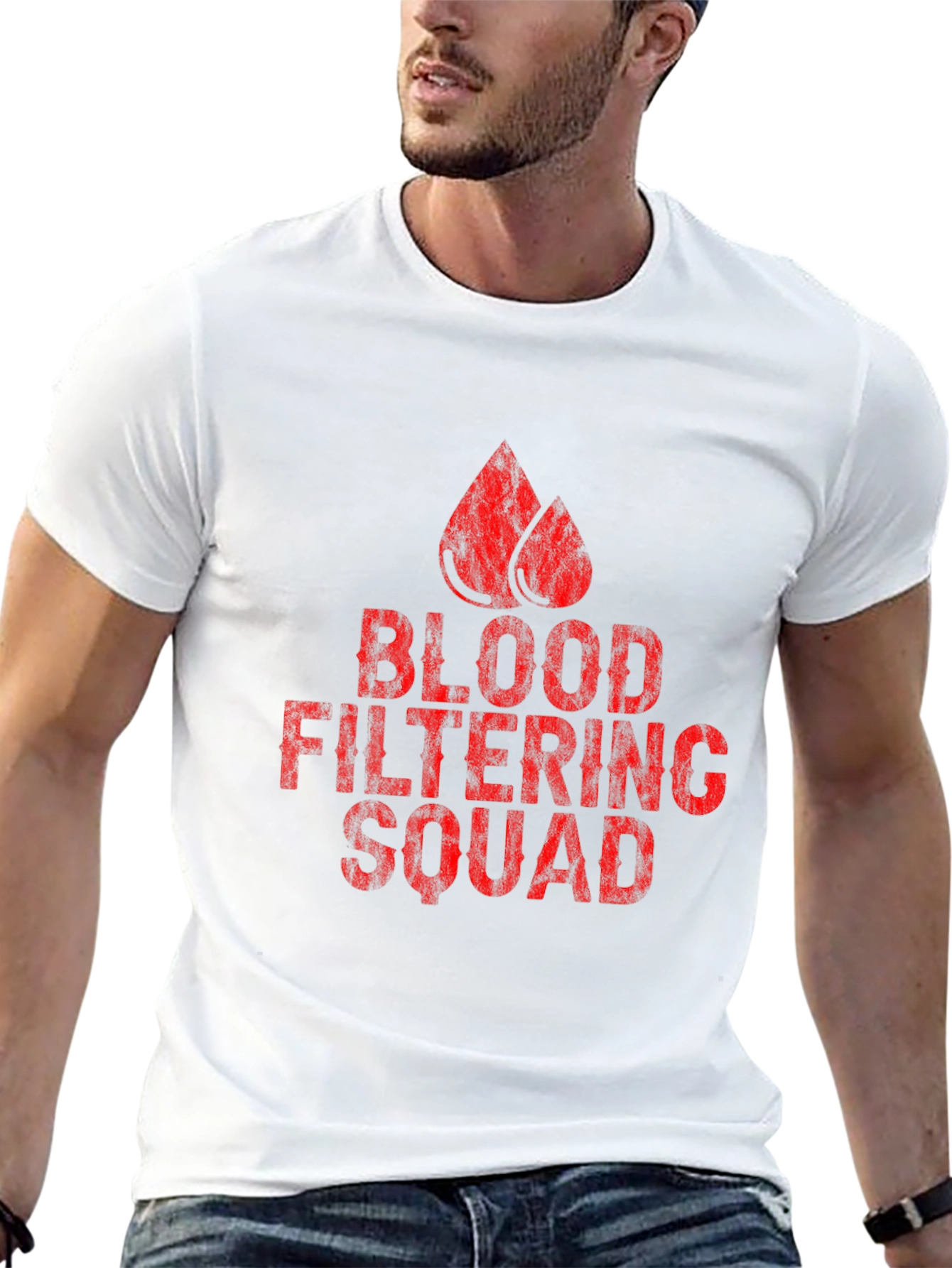 Blood Filtering Squad Graphic T-Shirt
