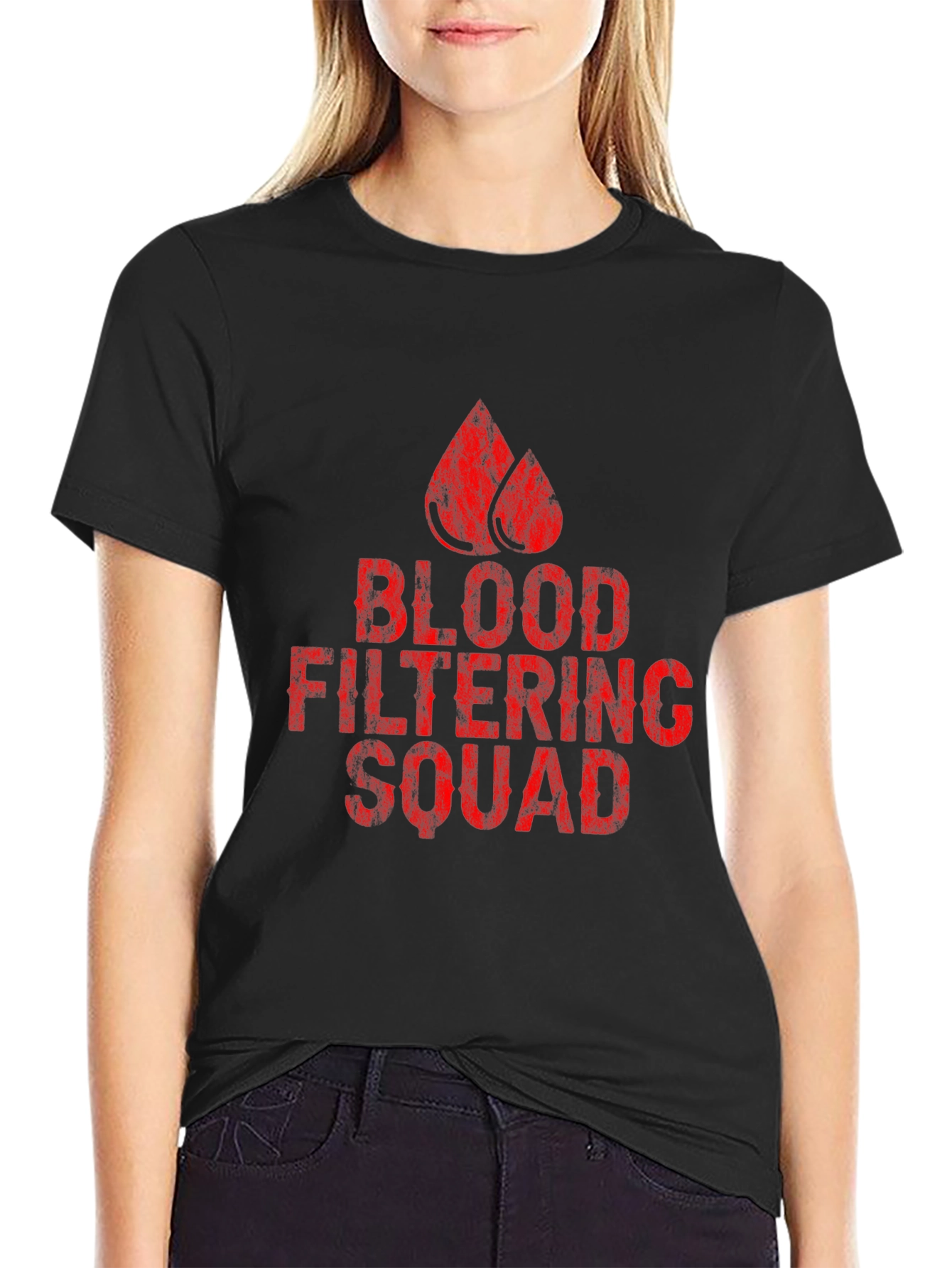 Blood Filtering Squad Graphic T-Shirt