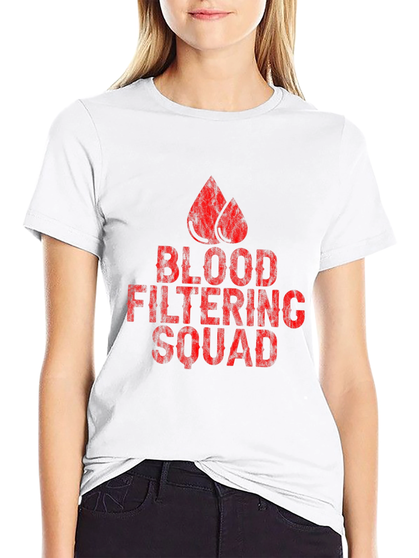 Blood Filtering Squad Graphic T-Shirt