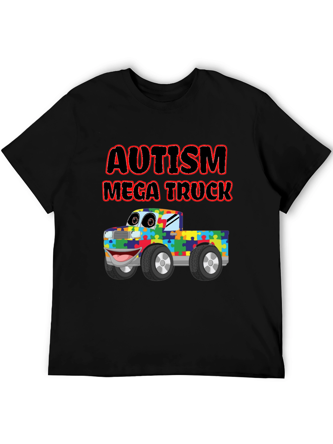 Autism Awareness Mega Truck T-Shirt