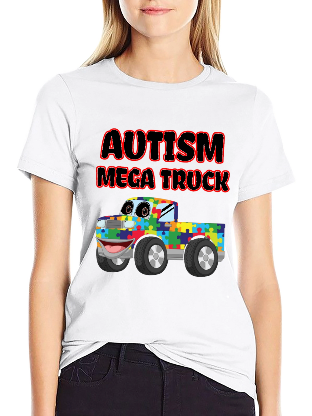 Autism Awareness Mega Truck T-Shirt
