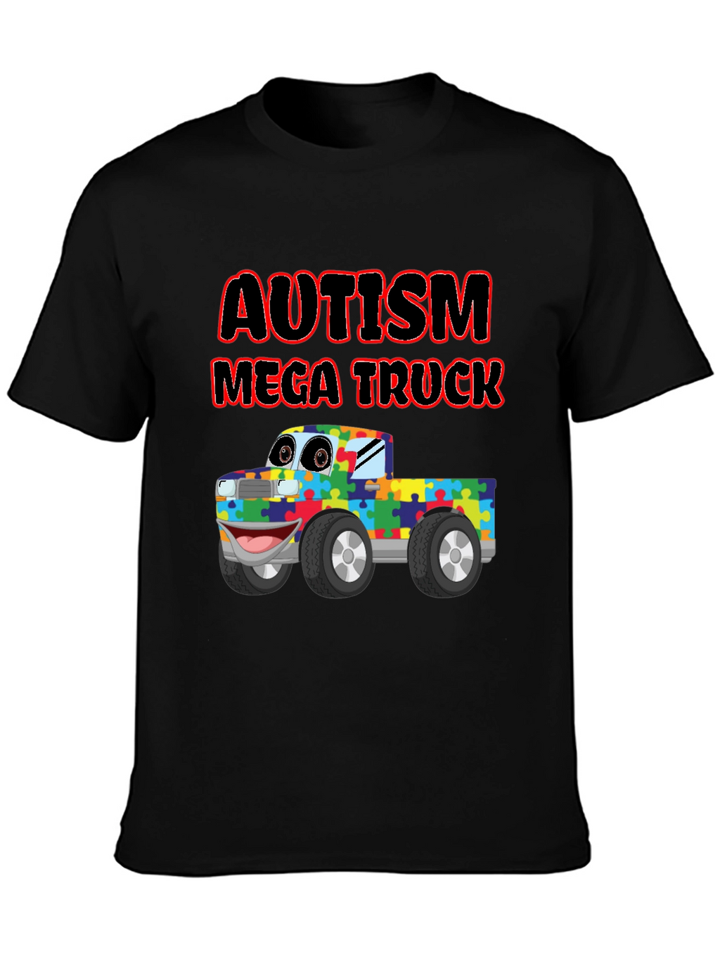 Autism Awareness Mega Truck T-Shirt