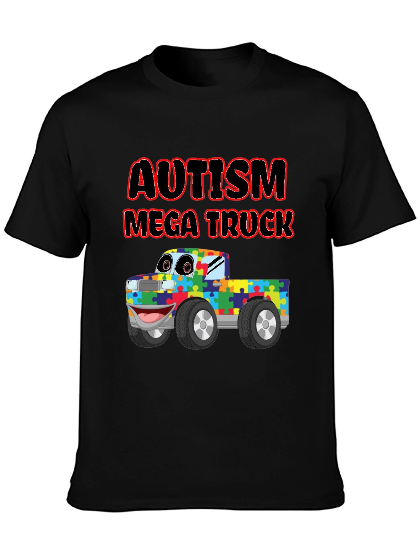 Autism Awareness Mega Truck T-Shirt