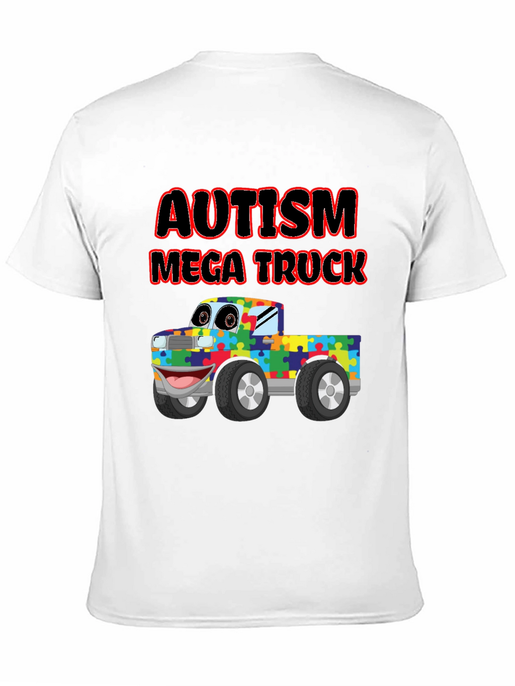 Autism Awareness Mega Truck T-Shirt