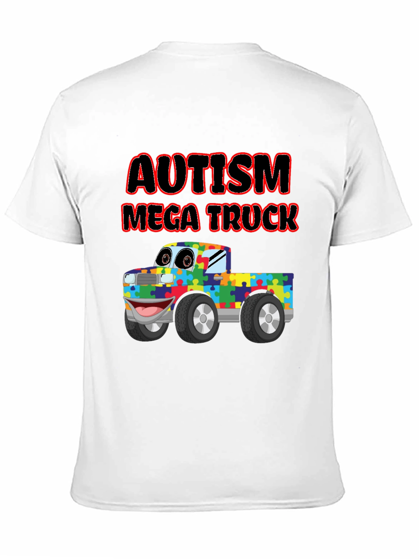 Autism Awareness Mega Truck T-Shirt