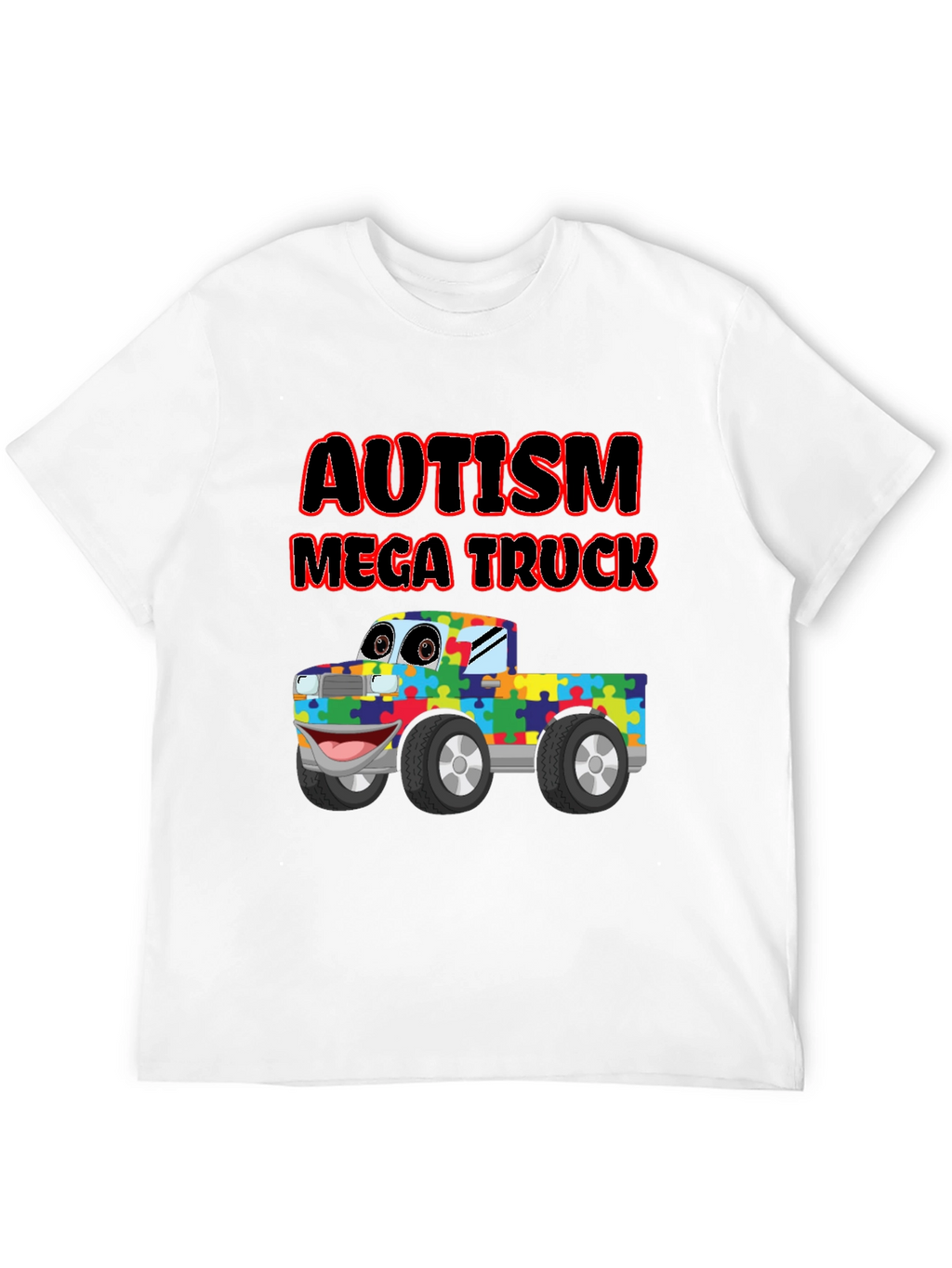 Autism Awareness Mega Truck T-Shirt