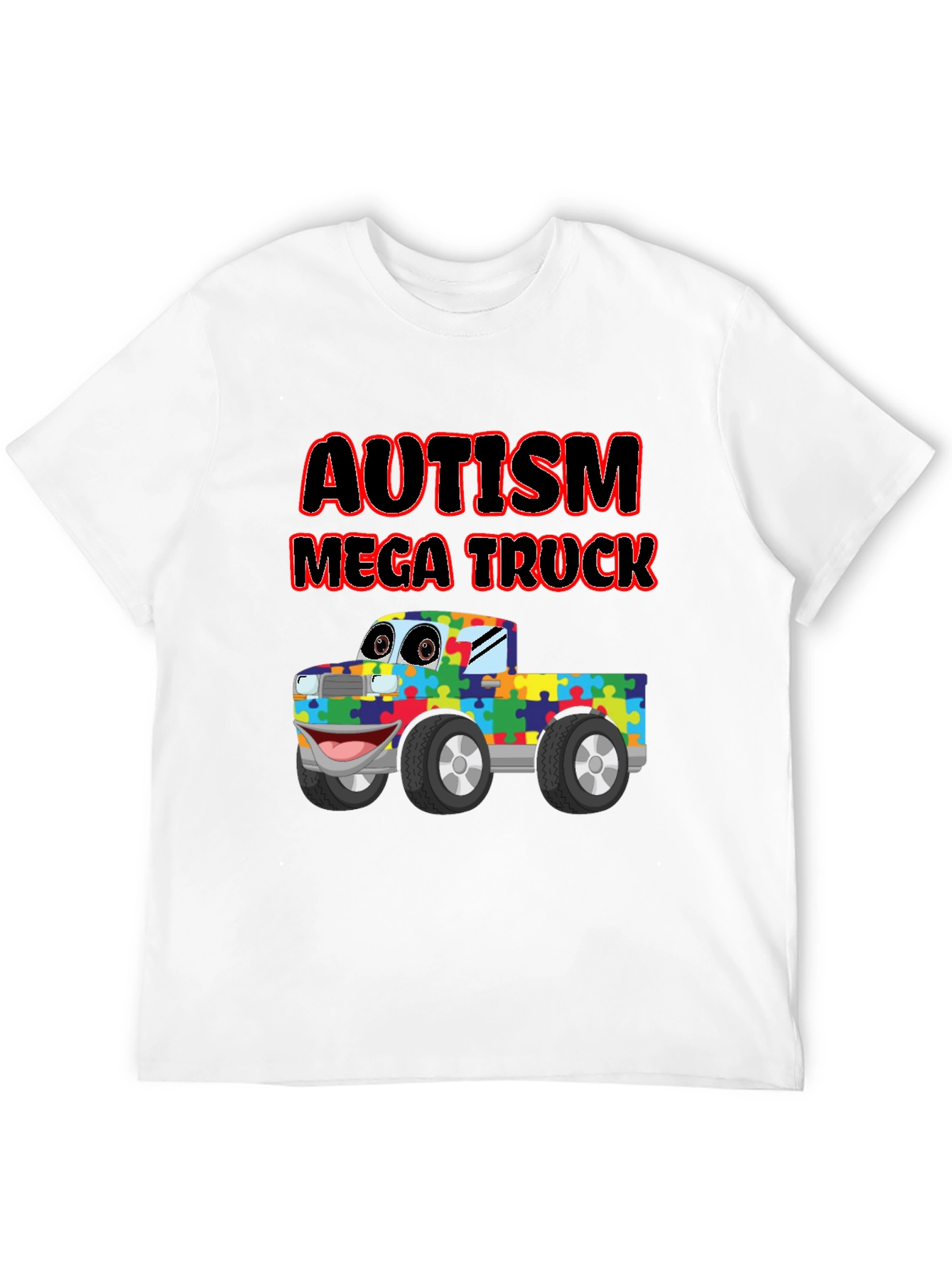 Autism Awareness Mega Truck T-Shirt