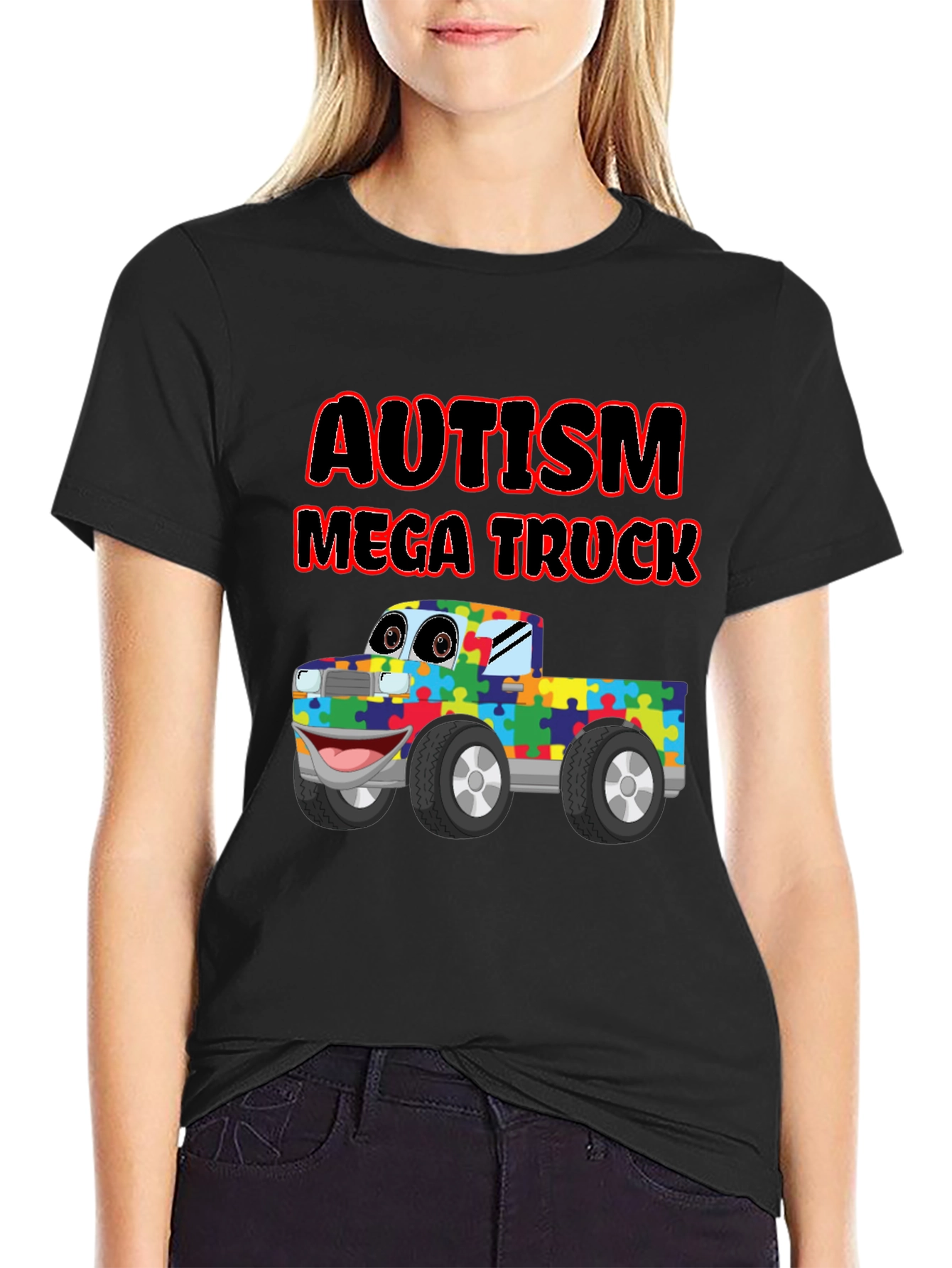 Autism Awareness Mega Truck T-Shirt