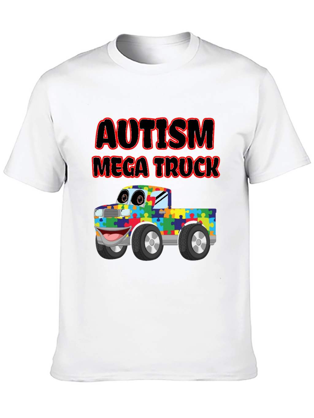 Autism Awareness Mega Truck T-Shirt