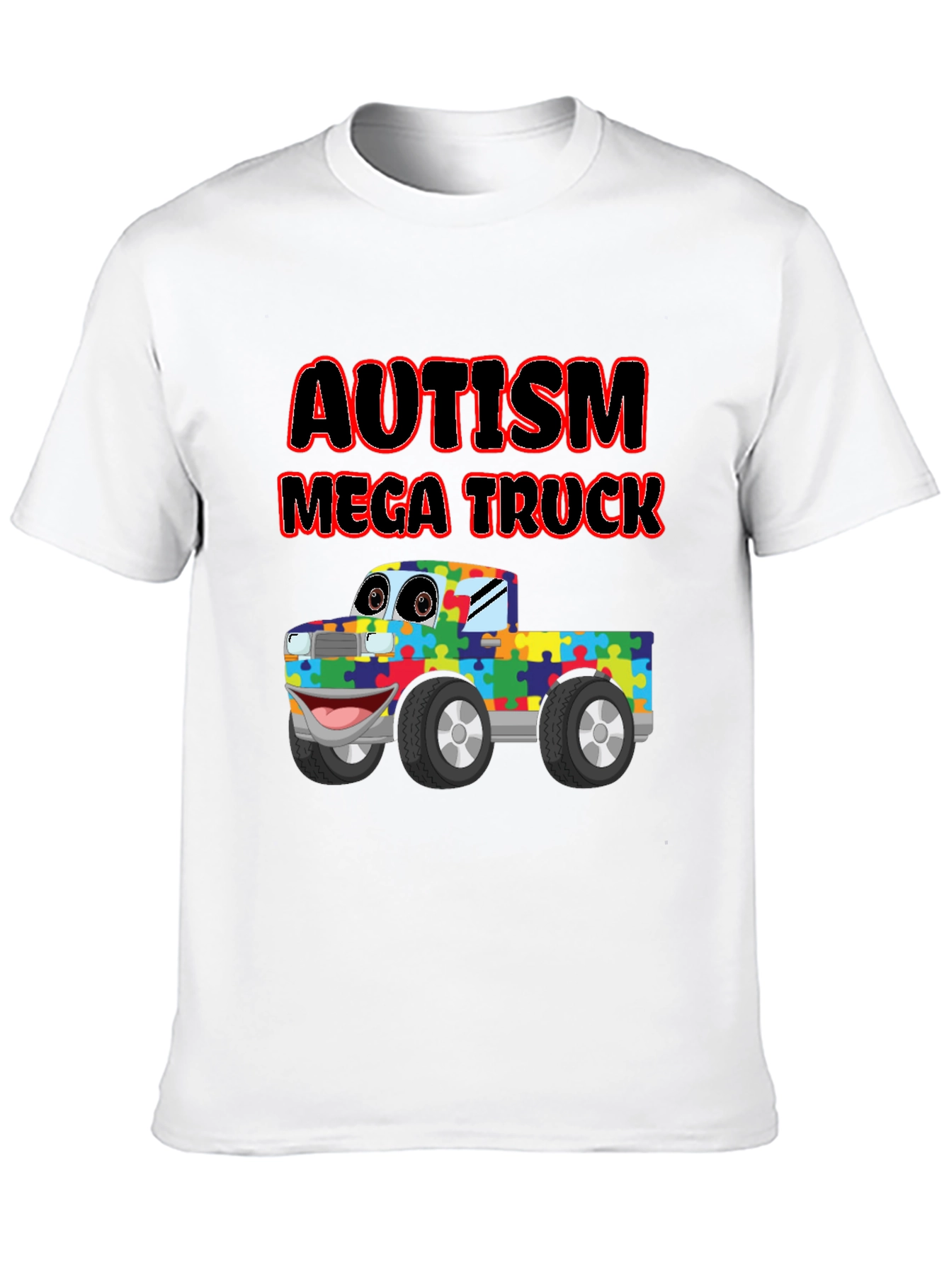 Autism Awareness Mega Truck T-Shirt
