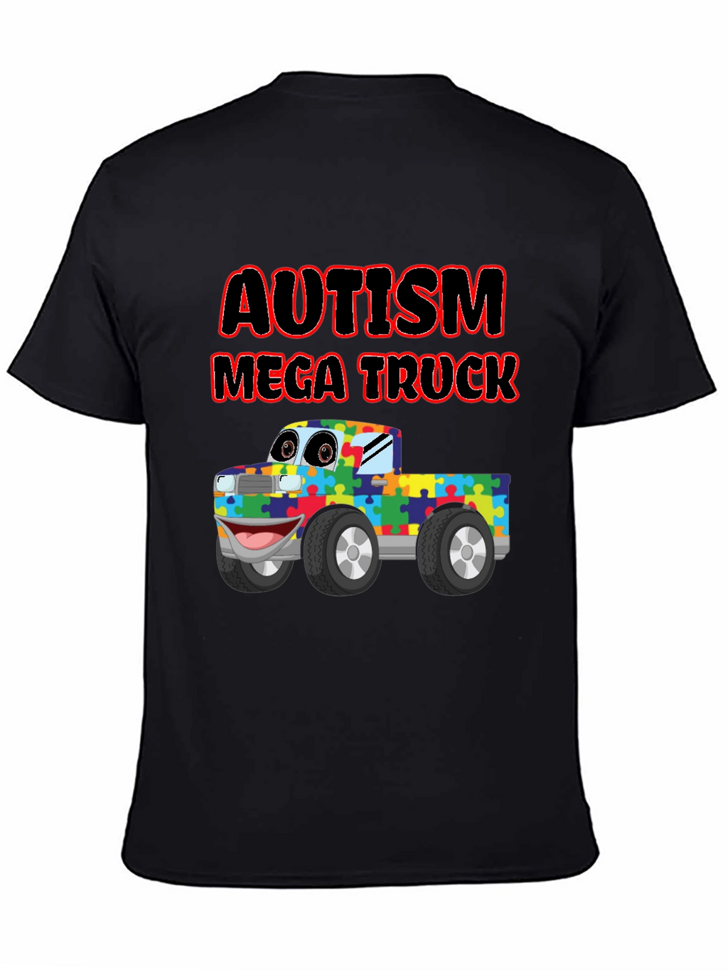 Autism Awareness Mega Truck T-Shirt
