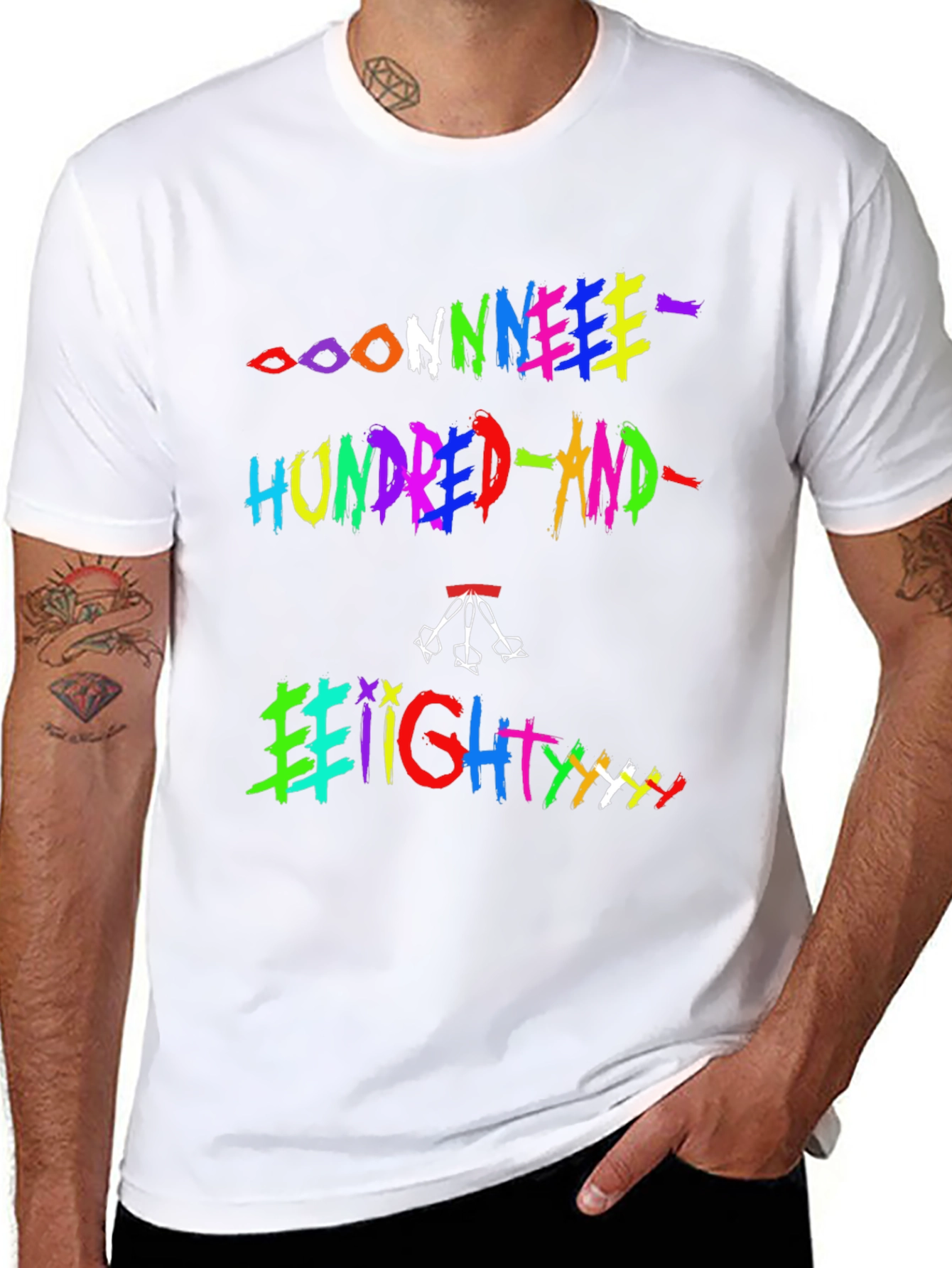 Colorful 188 T-Shirt - Unique Graphic Tee