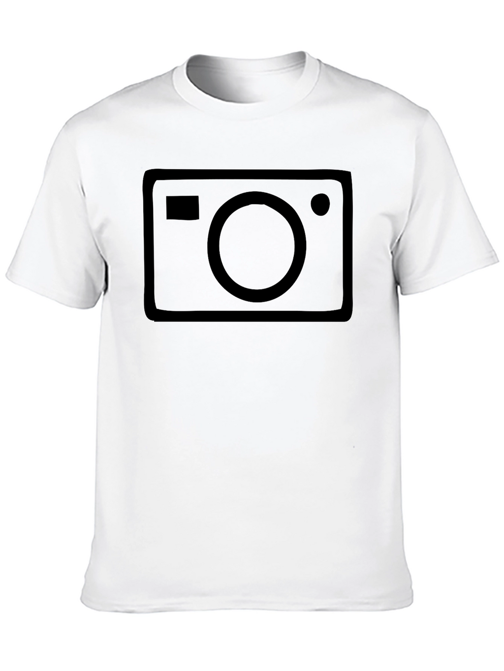 Camera Graphic Black T-Shirt | Photographer Tee
