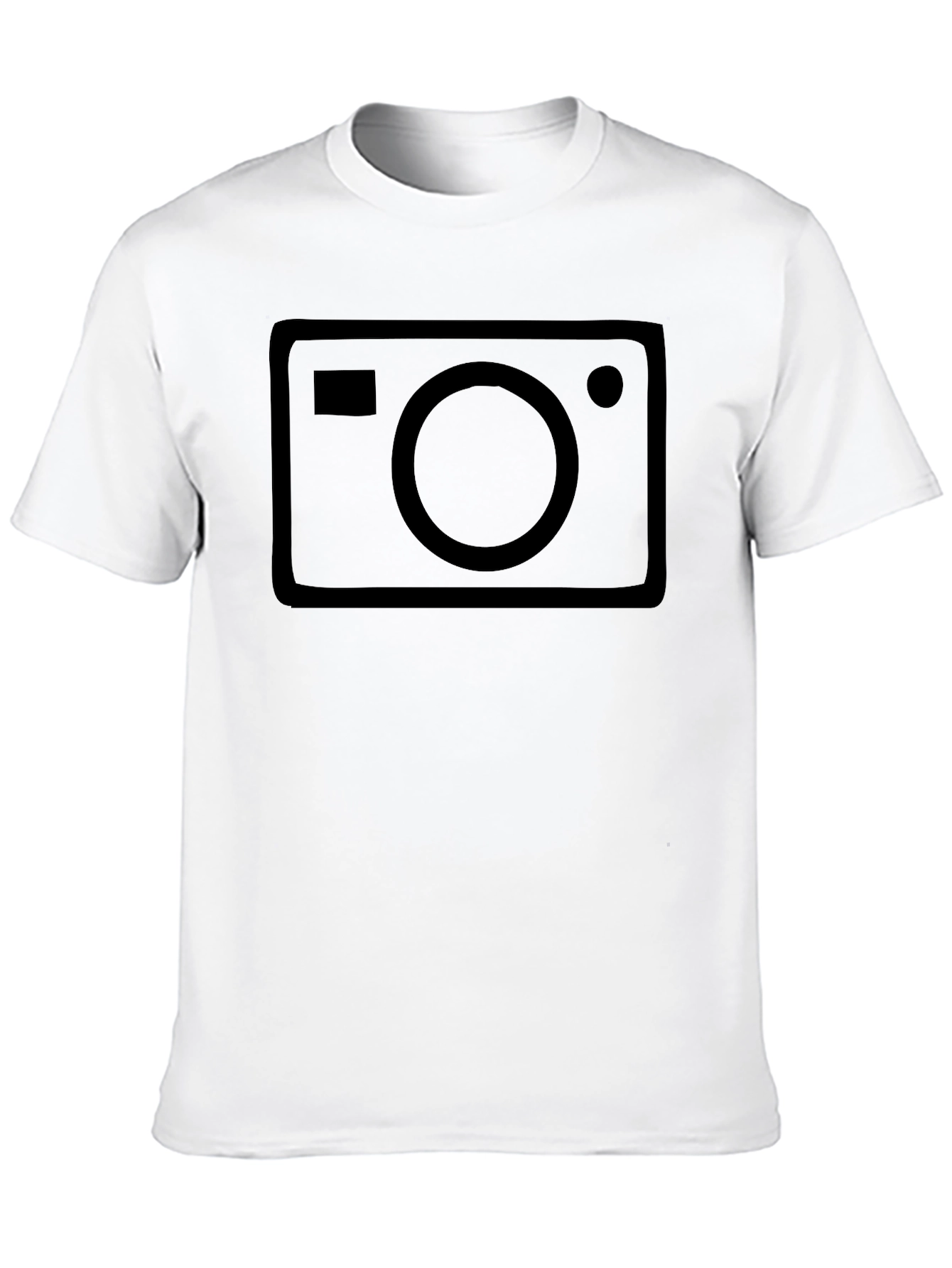 Camera Graphic Black T-Shirt | Photographer Tee