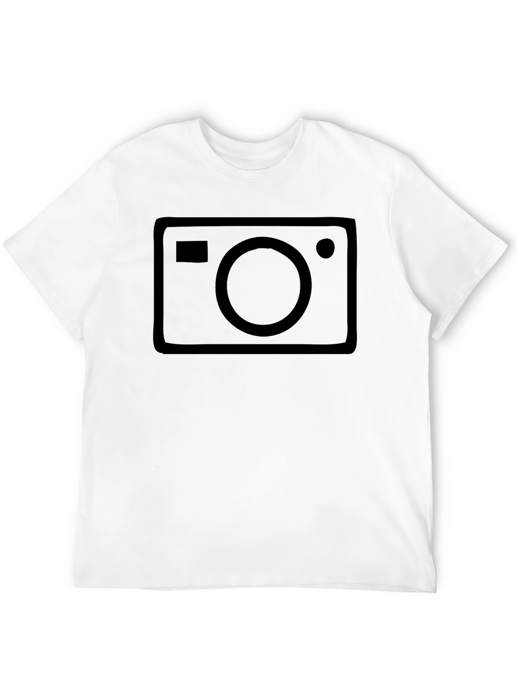Camera Graphic Black T-Shirt | Photographer Tee