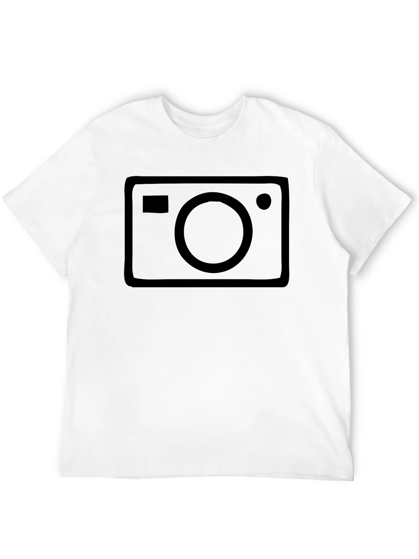 Camera Graphic Black T-Shirt | Photographer Tee