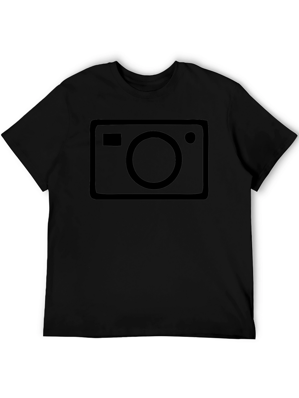 Camera Graphic Black T-Shirt | Photographer Tee