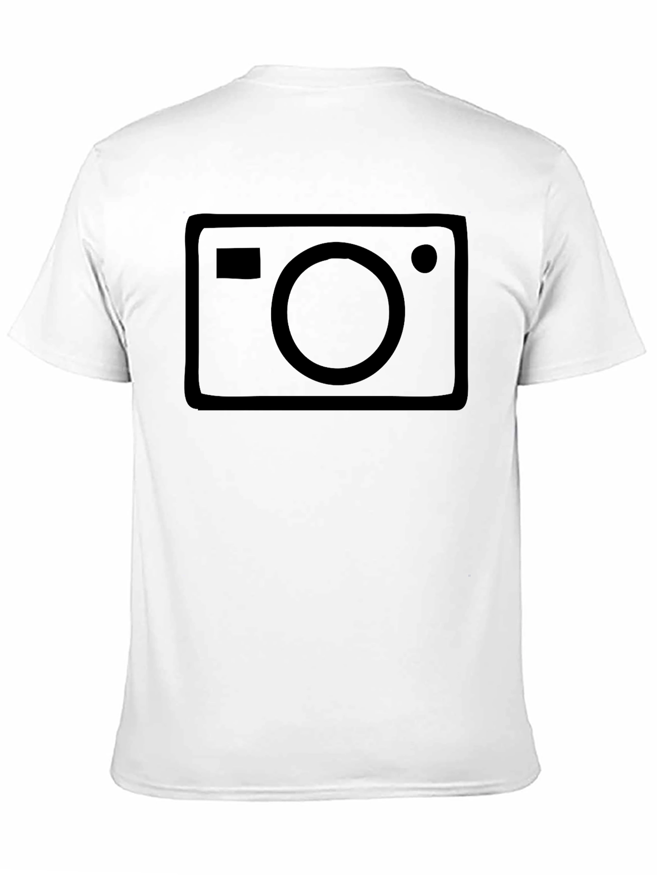 Camera Graphic Black T-Shirt | Photographer Tee