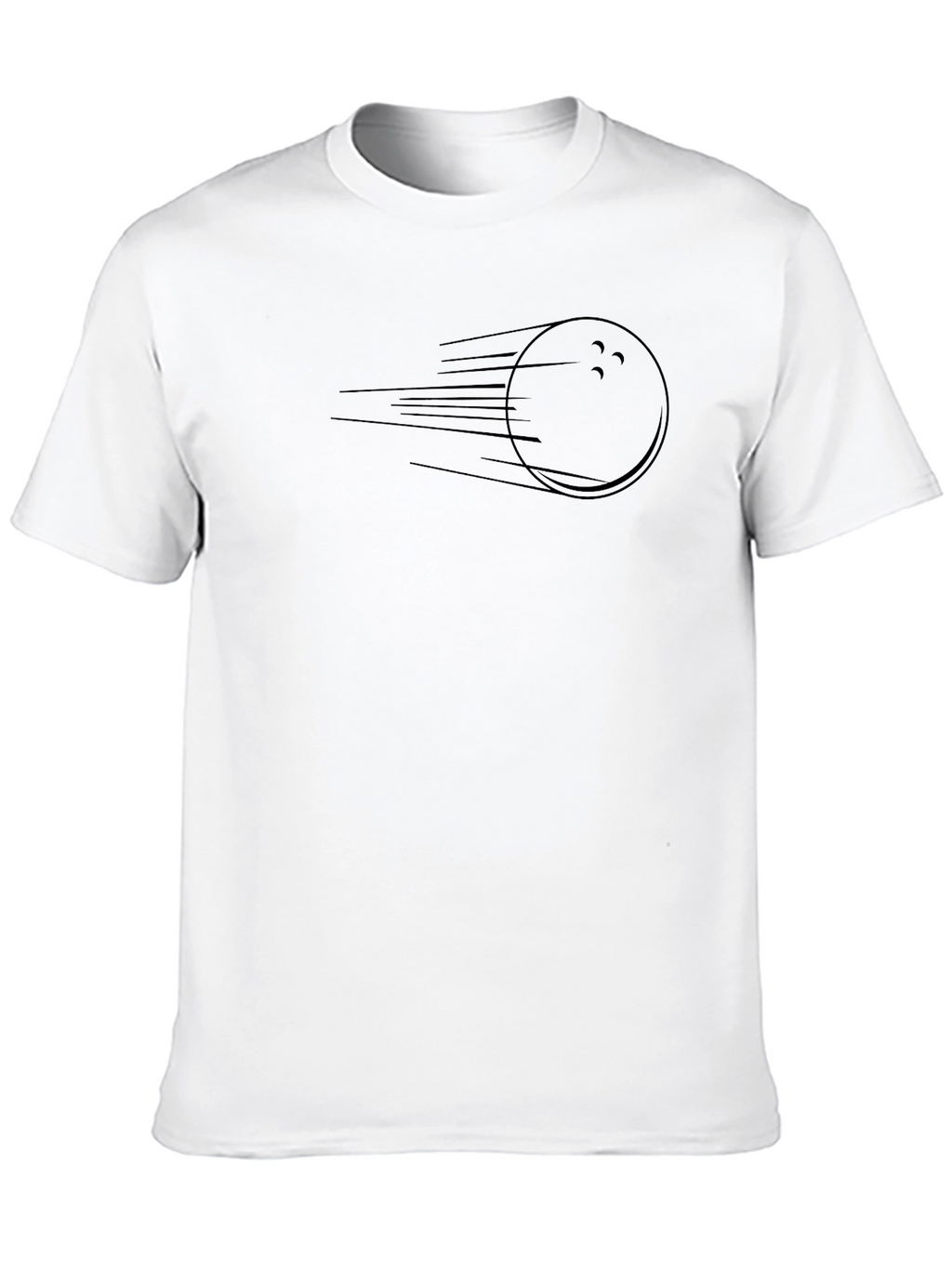 Bowling Ball Motion Graphic T-Shirt