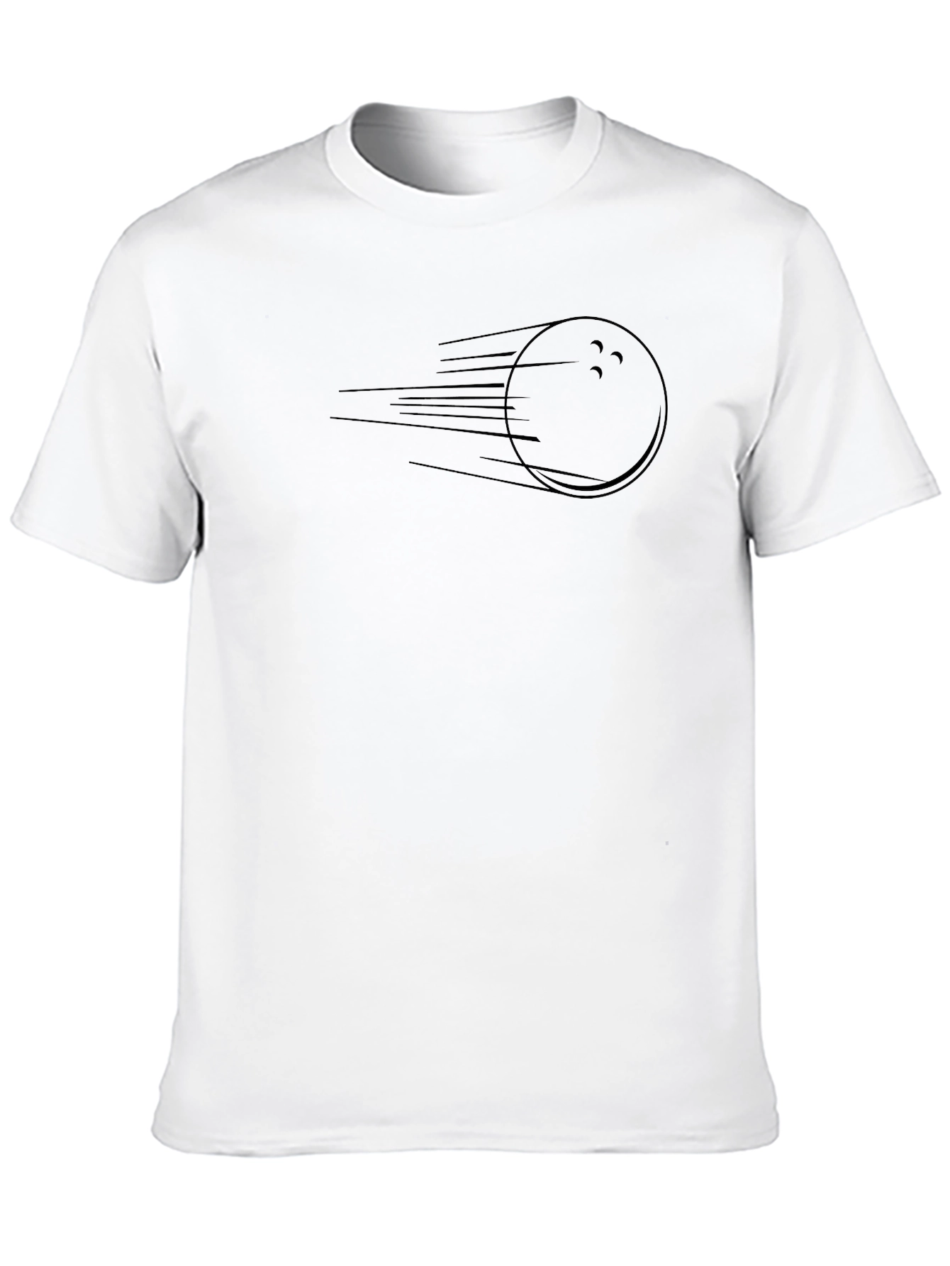 Bowling Ball Motion Graphic T-Shirt
