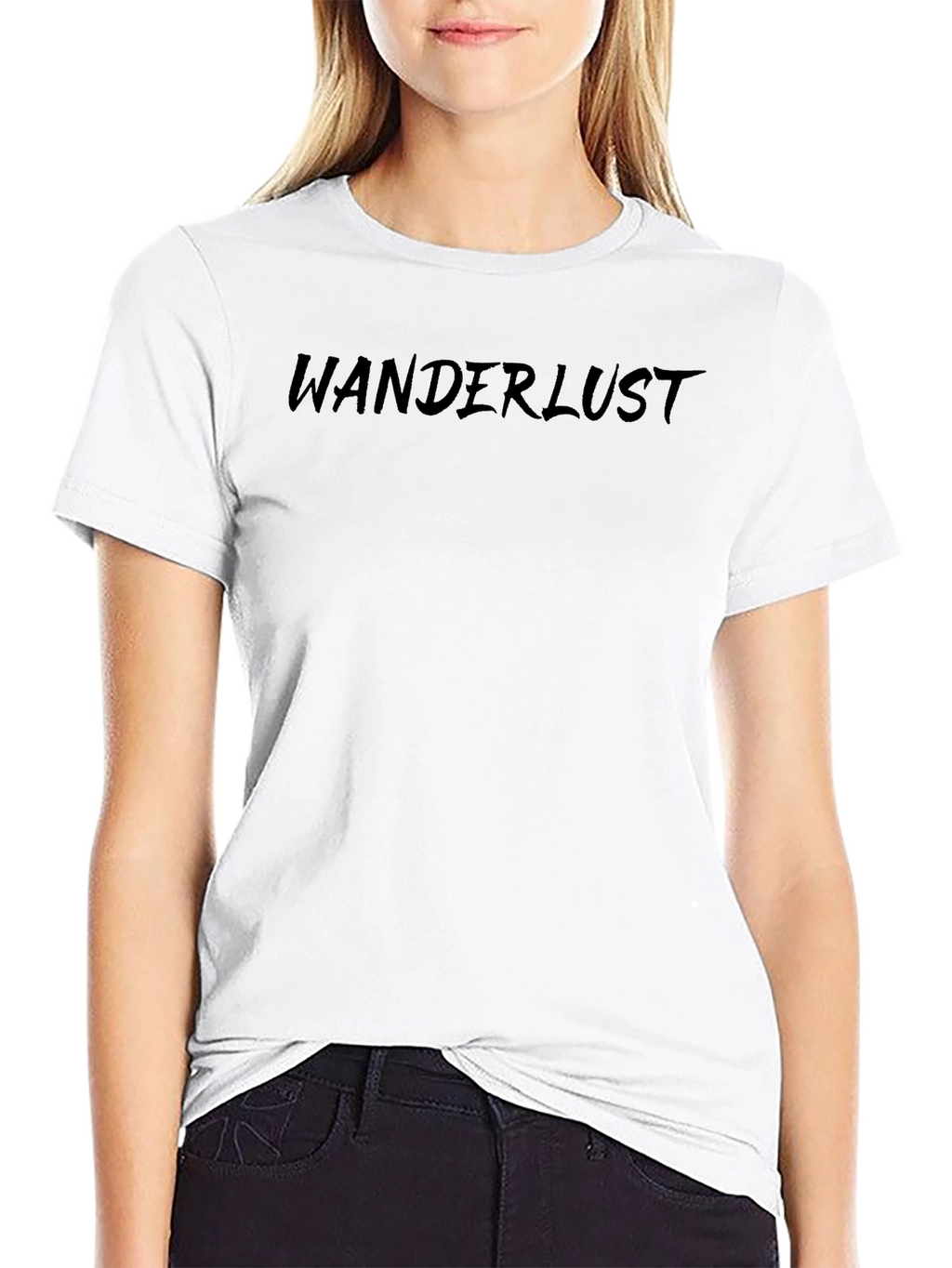 Wanderlust Black T-Shirt