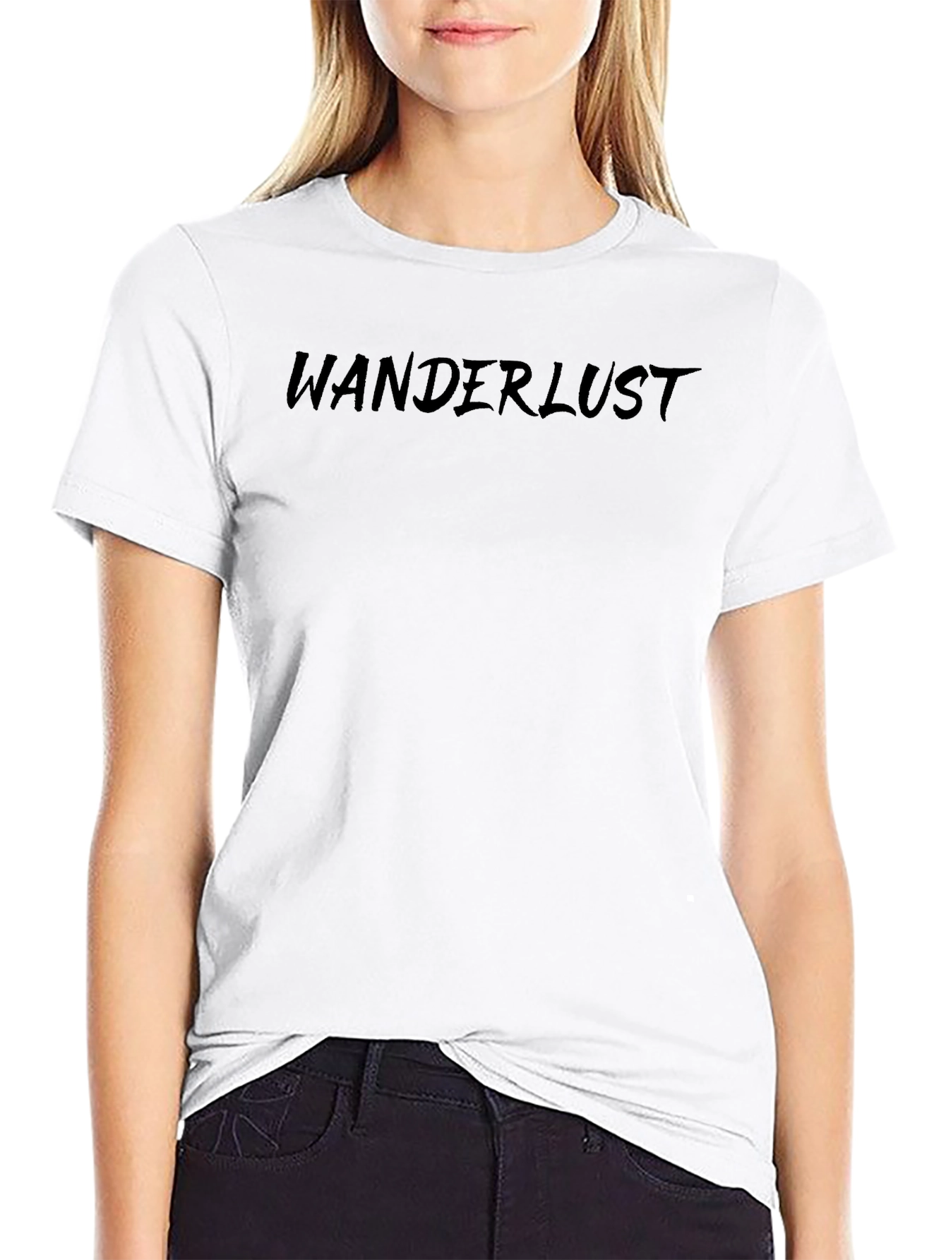 Wanderlust Black T-Shirt