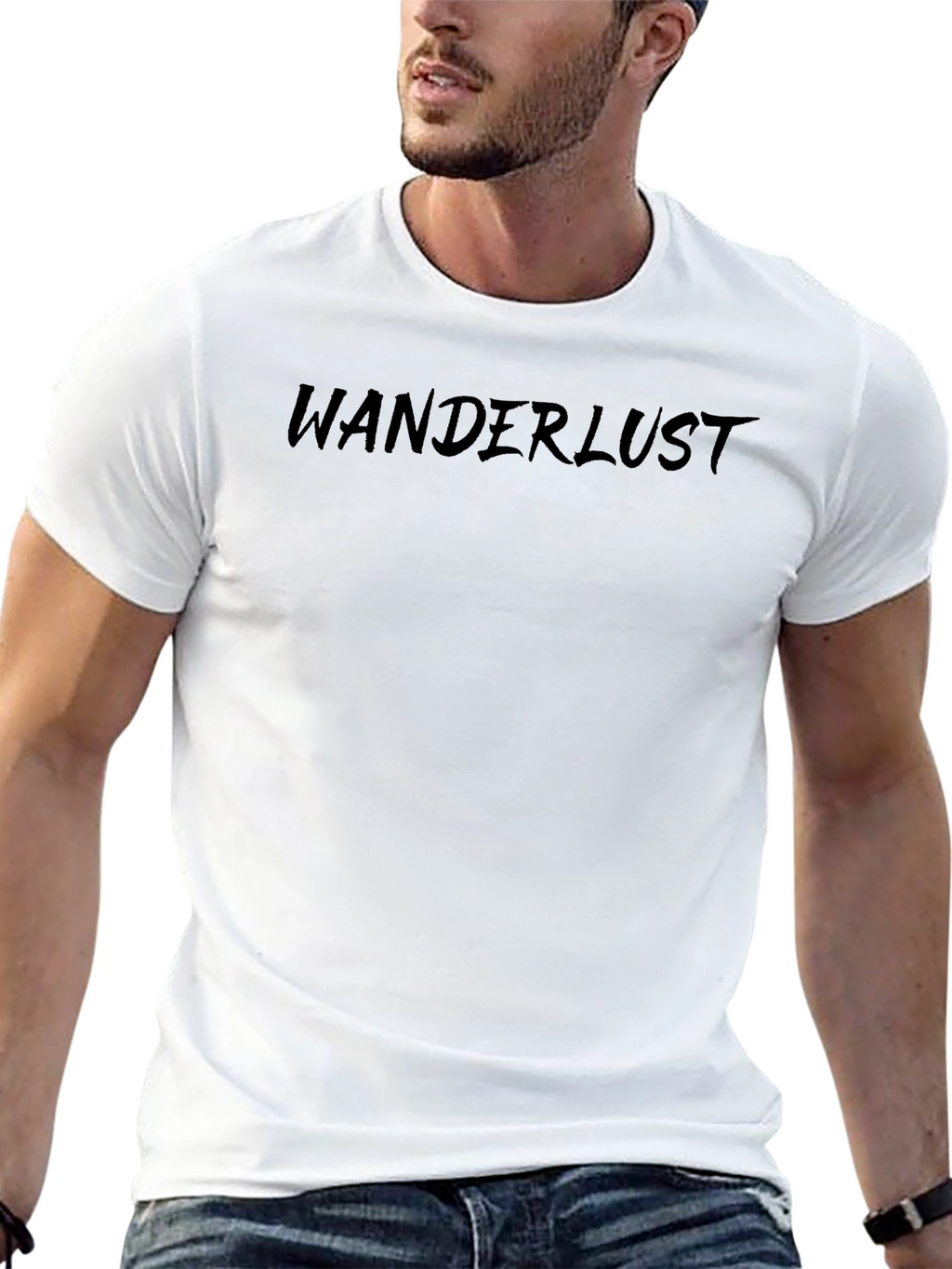 Wanderlust Black T-Shirt