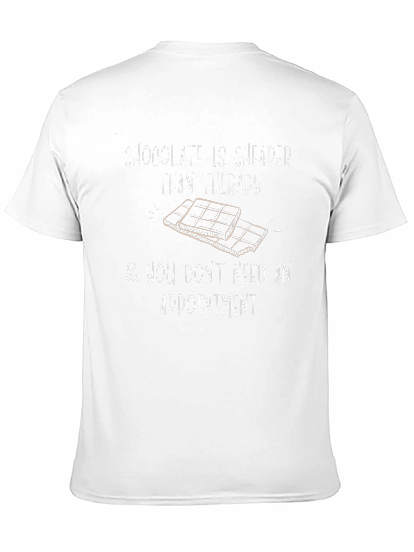 Chocolate Therapy T-Shirt - Funny Comfort Tee