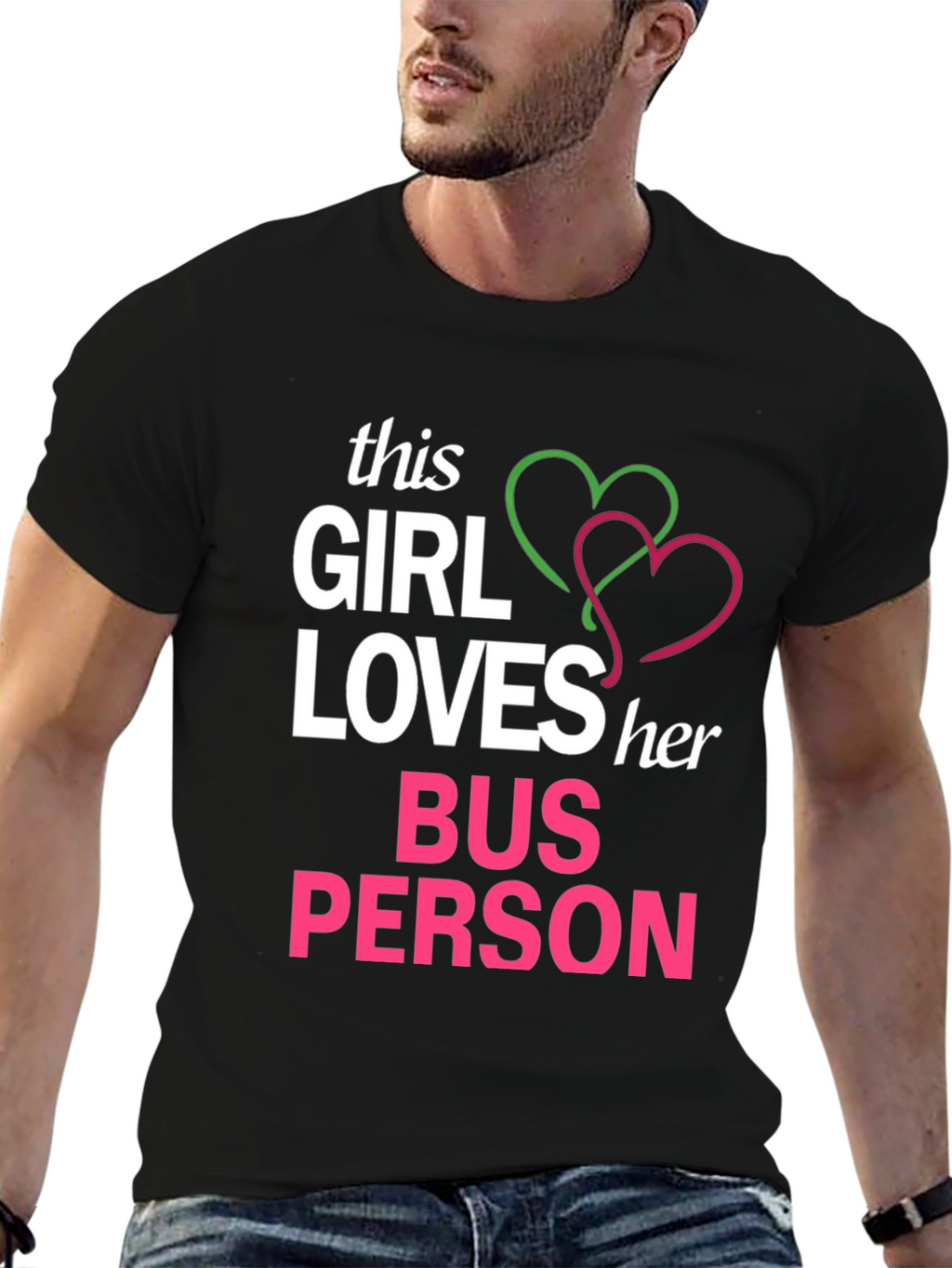 Bus Person Love Graphic Tee