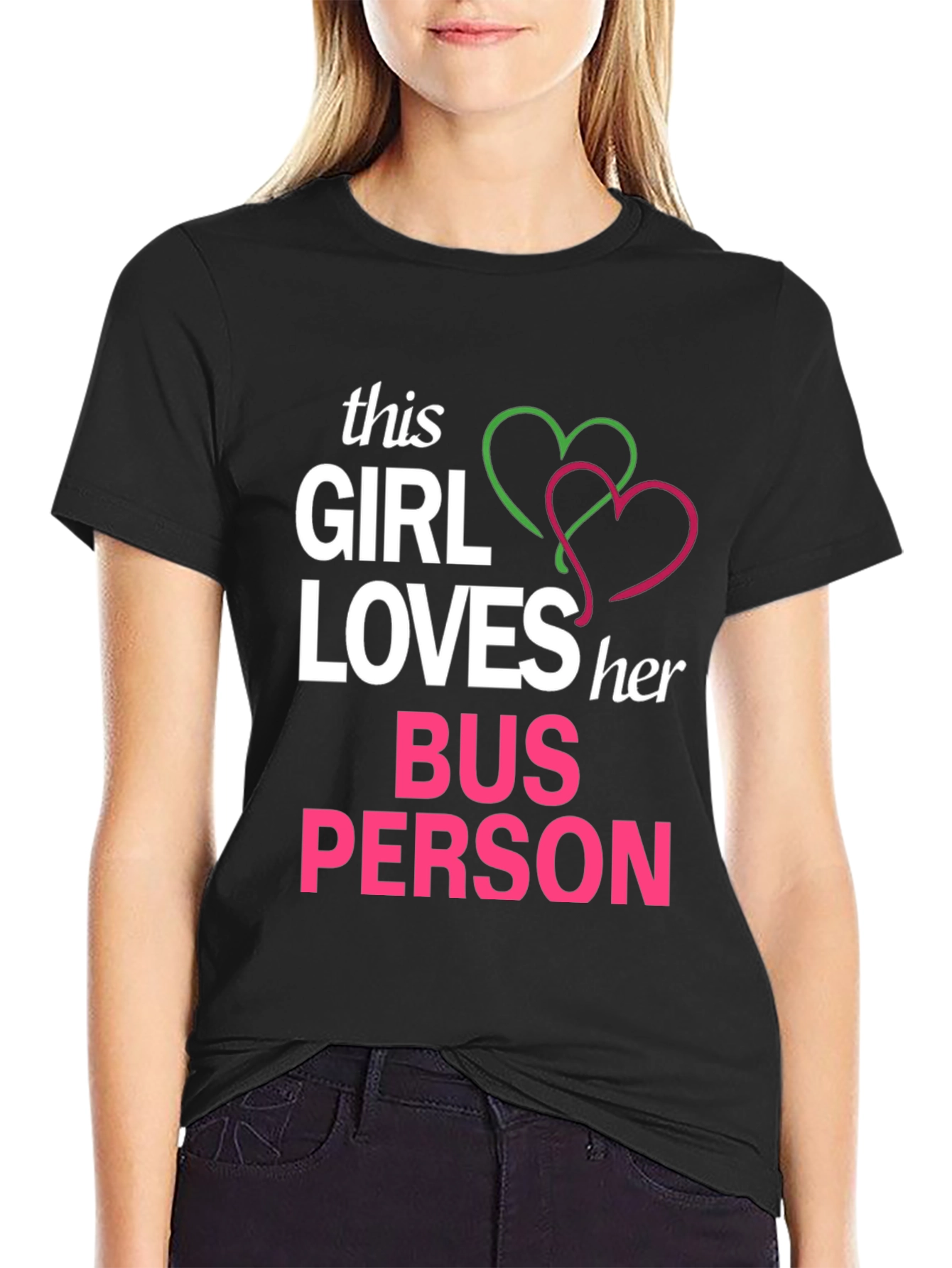 Bus Person Love Graphic Tee