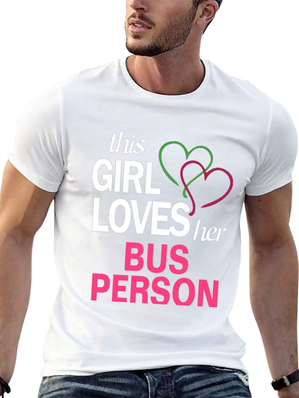 Bus Person Love Graphic Tee