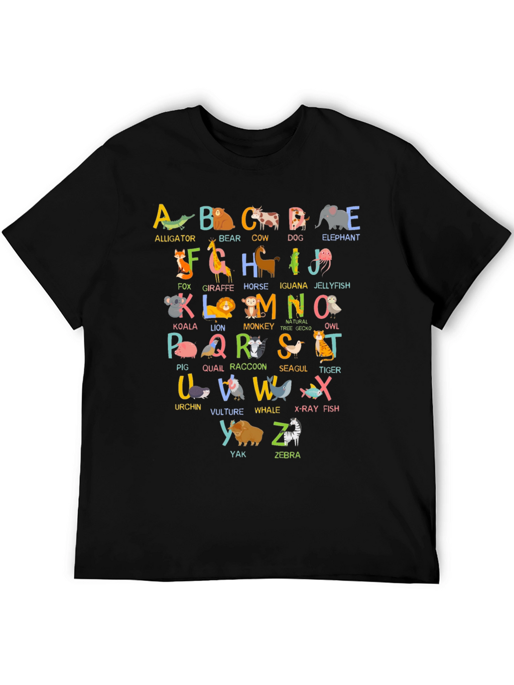 Animal Alphabet T-Shirt - Educational ABCs