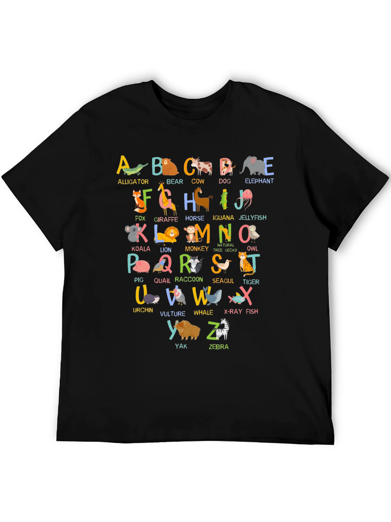 Animal Alphabet T-Shirt - Educational ABCs