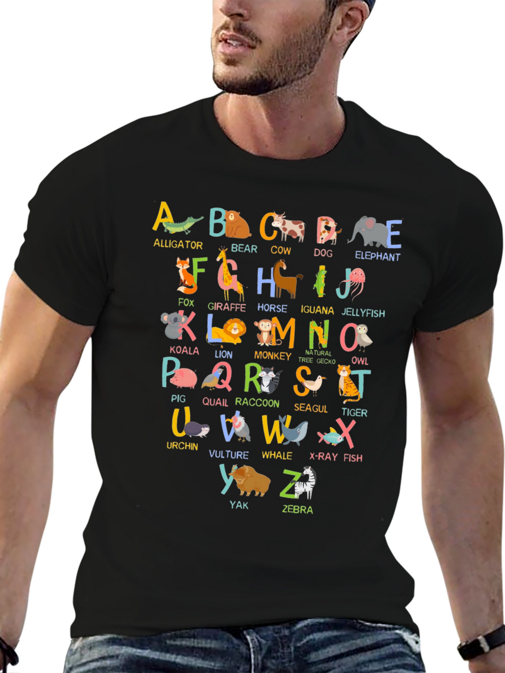 Animal Alphabet T-Shirt - Educational ABCs