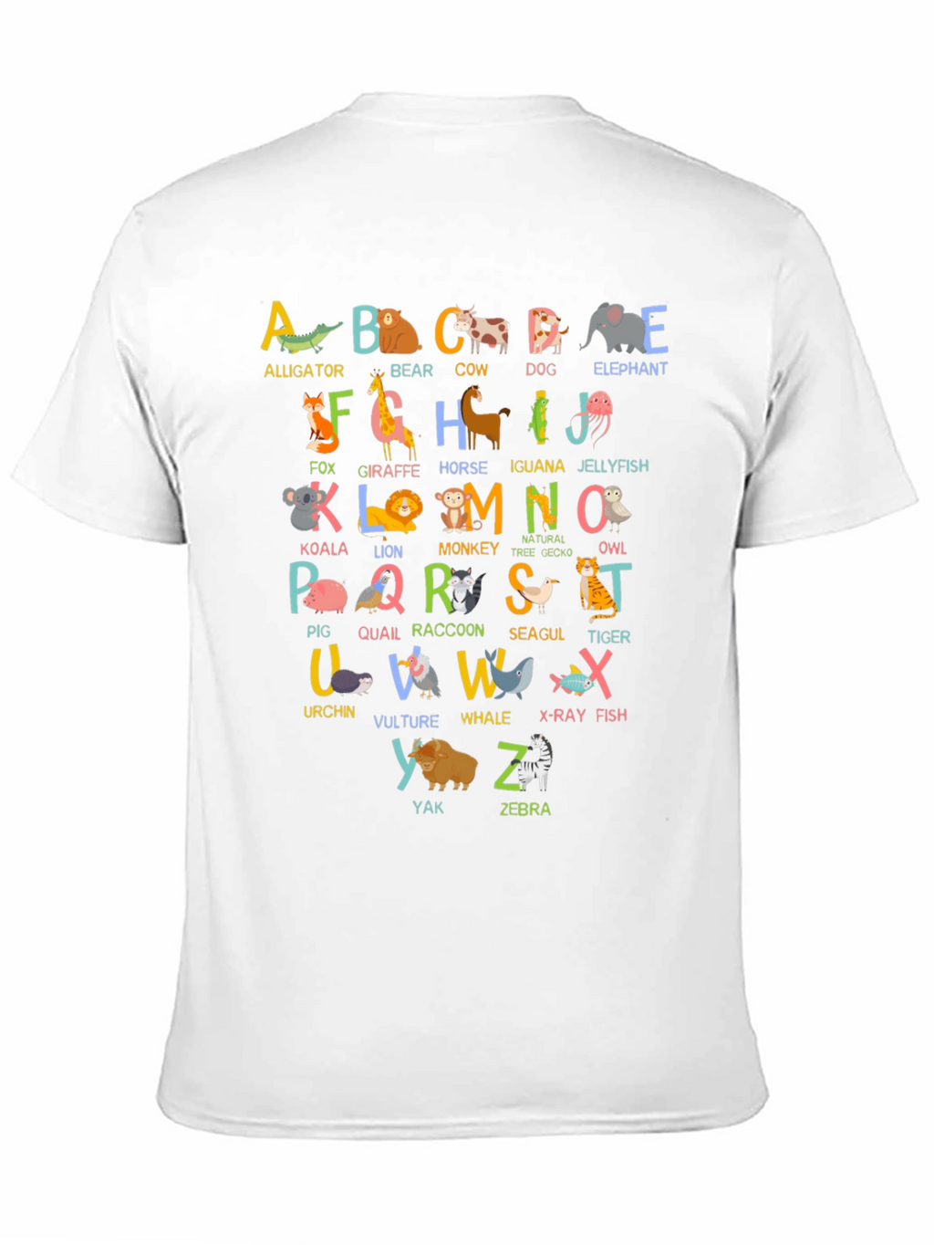 Animal Alphabet T-Shirt - Educational ABCs